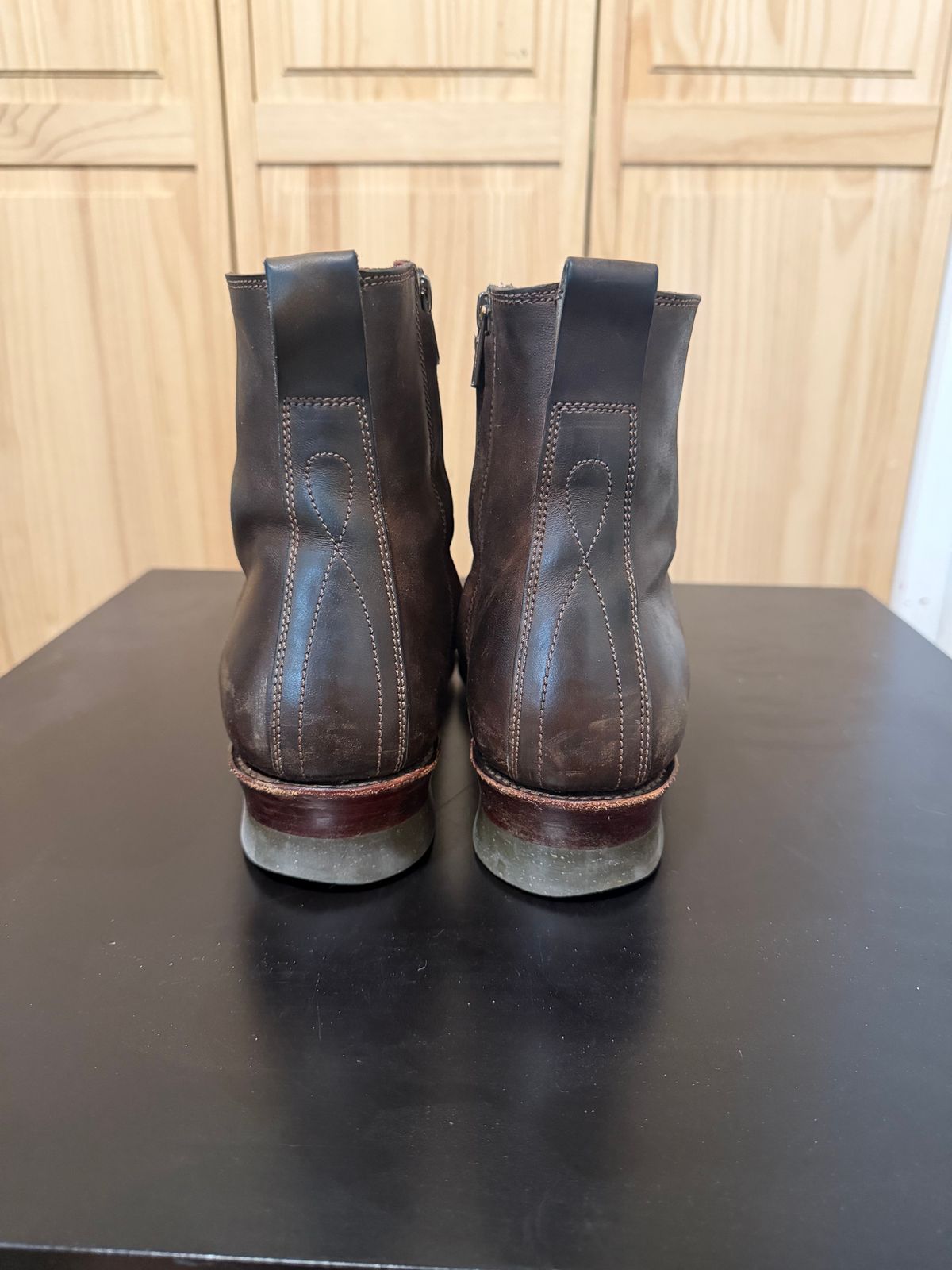 Photo by TheRealTuna on December 4, 2025 of the Fortis Boots Antasena in Maryam Muschio TPR Horsebutt.