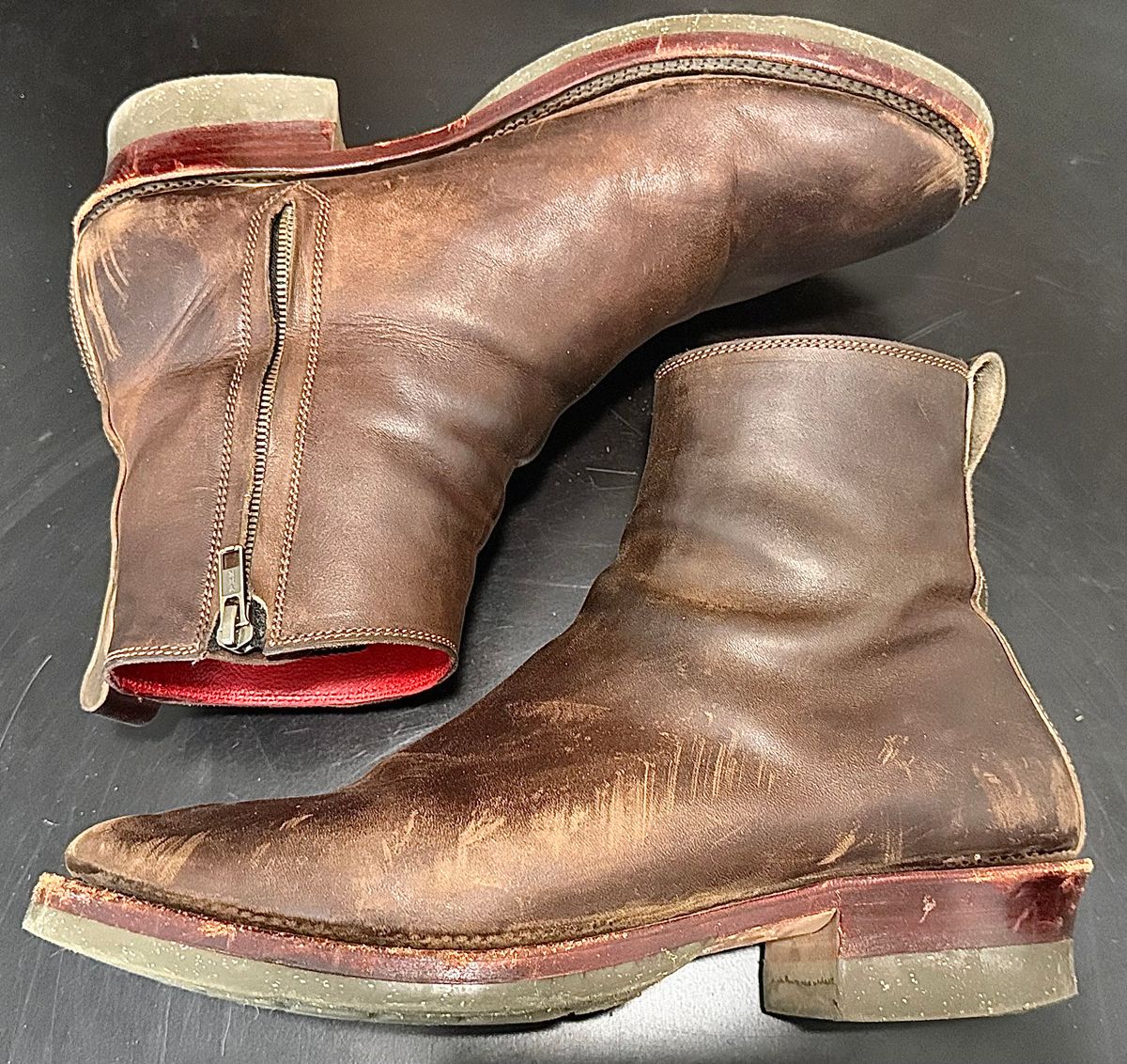 Photo by TheRealTuna on February 4, 2026 of the Fortis Boots Antasena in Maryam Muschio TPR Horsebutt.