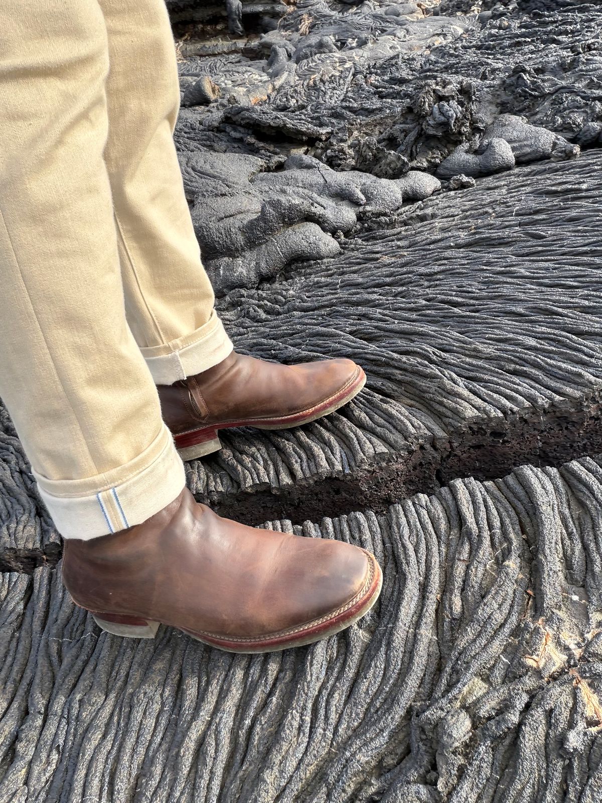 Photo by TheRealTuna on January 5, 2026 of the Fortis Boots Antasena in Maryam Muschio TPR Horsebutt.