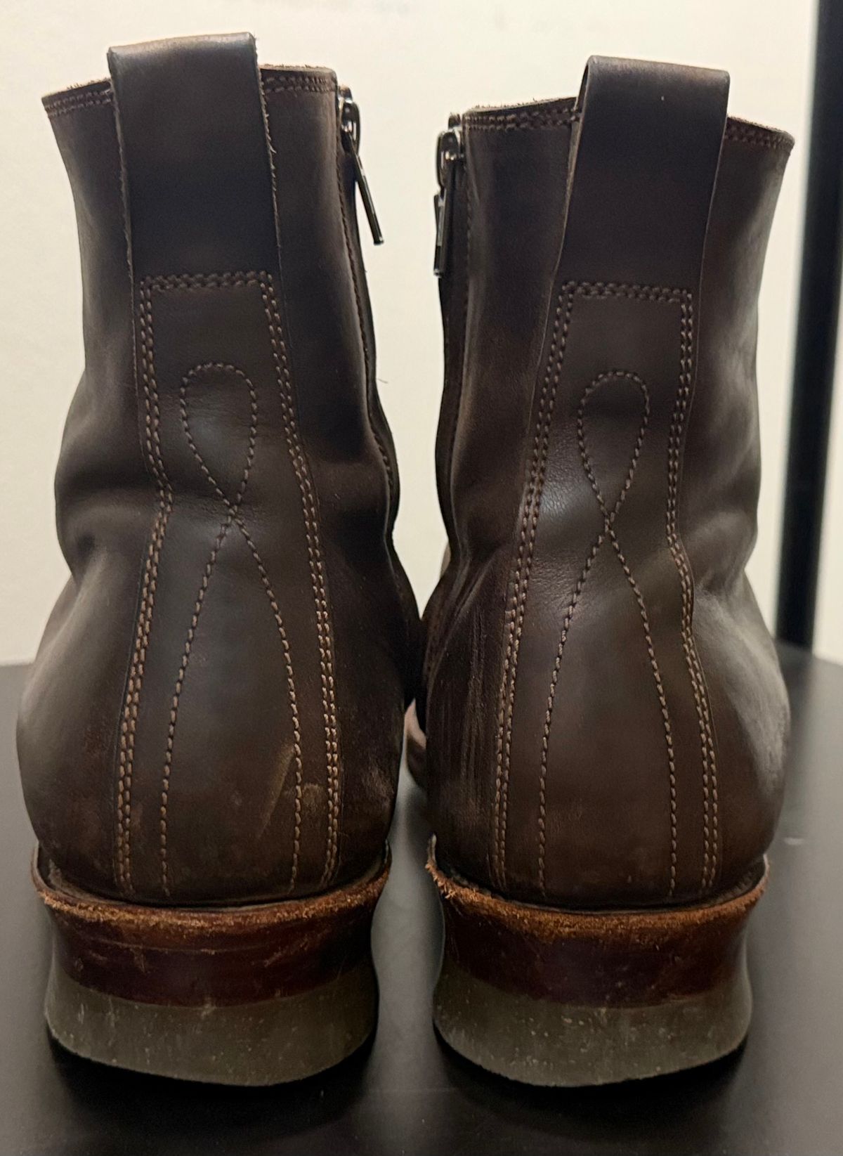 Photo by TheRealTuna on March 6, 2026 of the Fortis Boots Antasena in Maryam Muschio TPR Horsebutt.