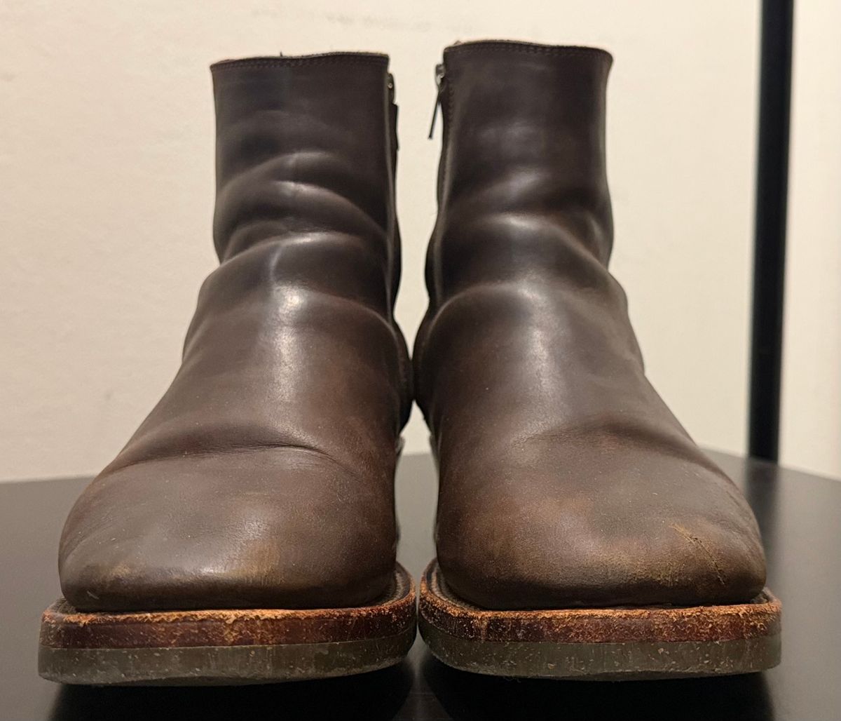 Photo by TheRealTuna on March 6, 2026 of the Fortis Boots Antasena in Maryam Muschio TPR Horsebutt.