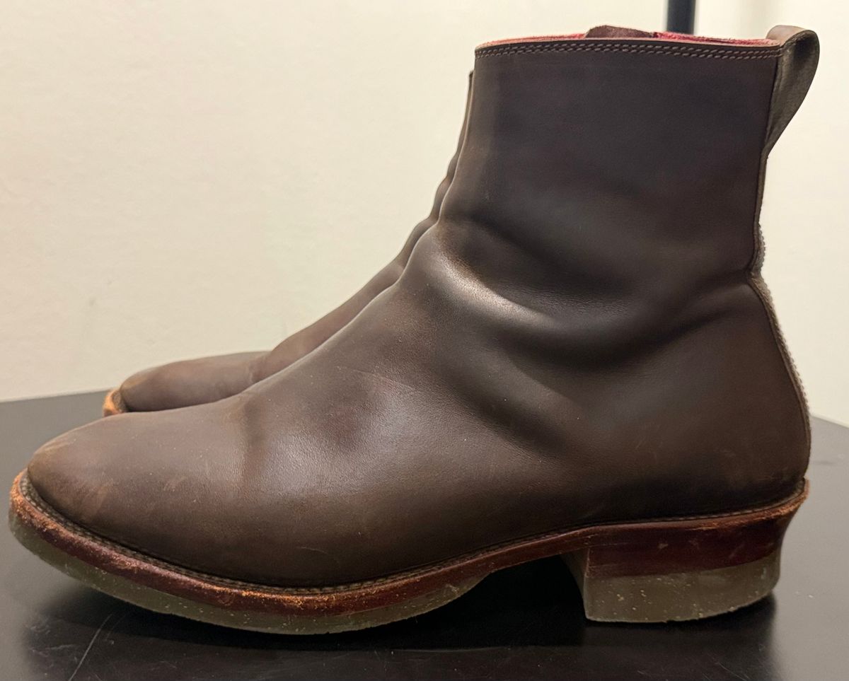 Photo by TheRealTuna on March 6, 2026 of the Fortis Boots Antasena in Maryam Muschio TPR Horsebutt.