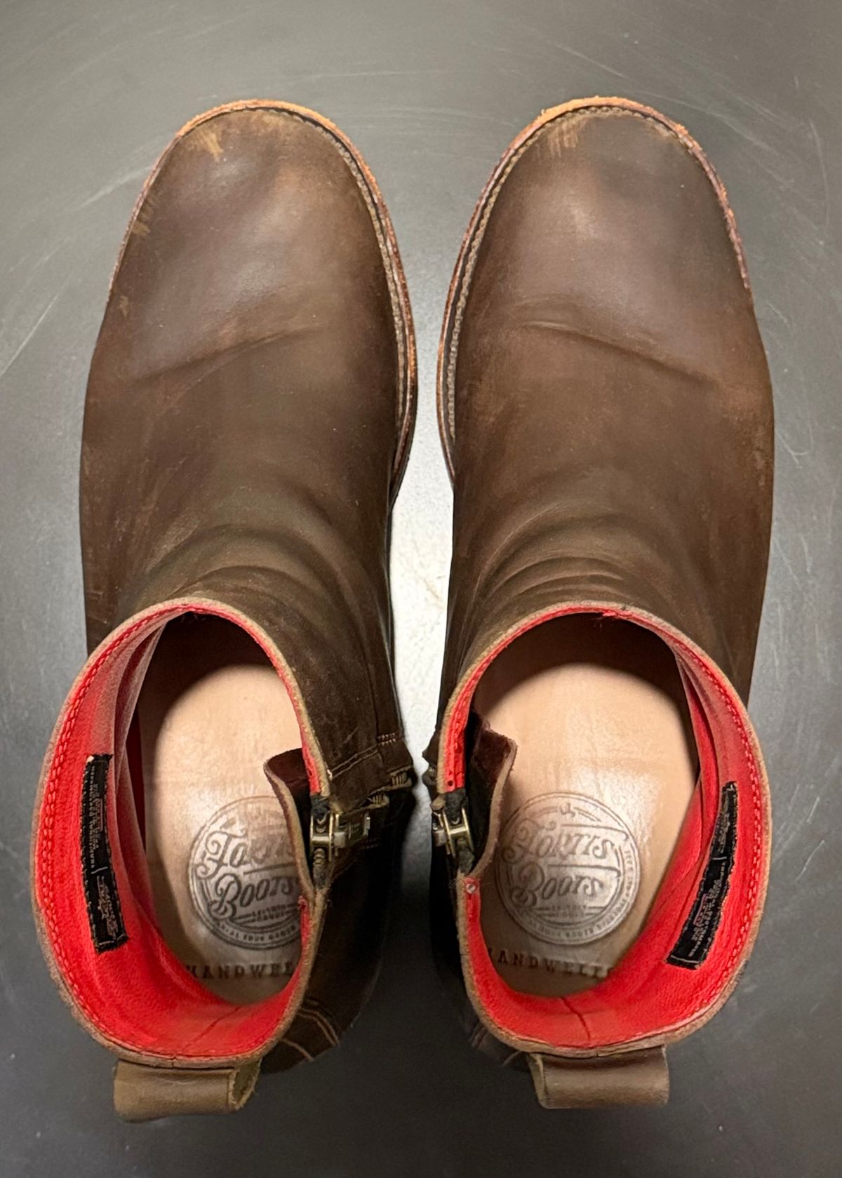 Photo by TheRealTuna on March 6, 2026 of the Fortis Boots Antasena in Maryam Muschio TPR Horsebutt.