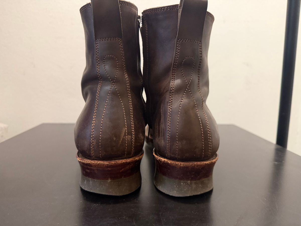 Photo by TheRealTuna on April 5, 2026 of the Fortis Boots Antasena in Maryam Muschio TPR Horsebutt.