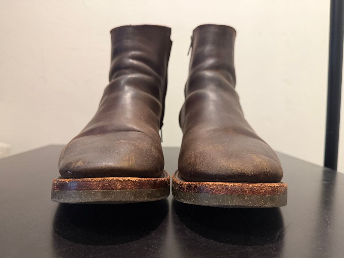 Photo by TheRealTuna on April 5, 2026 of the Fortis Boots Antasena in Maryam Muschio TPR Horsebutt.