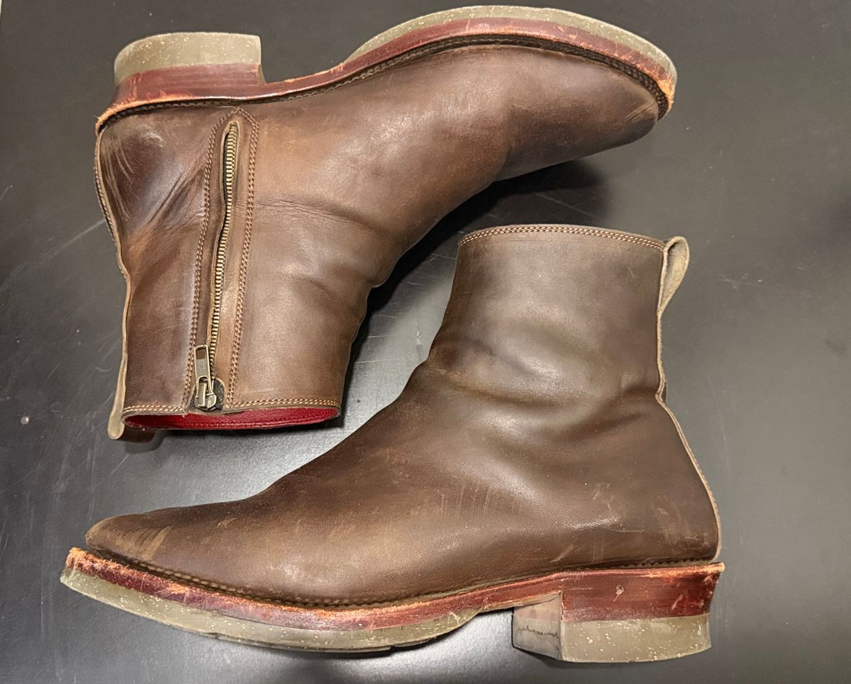 Photo by TheRealTuna on April 5, 2026 of the Fortis Boots Antasena in Maryam Muschio TPR Horsebutt.