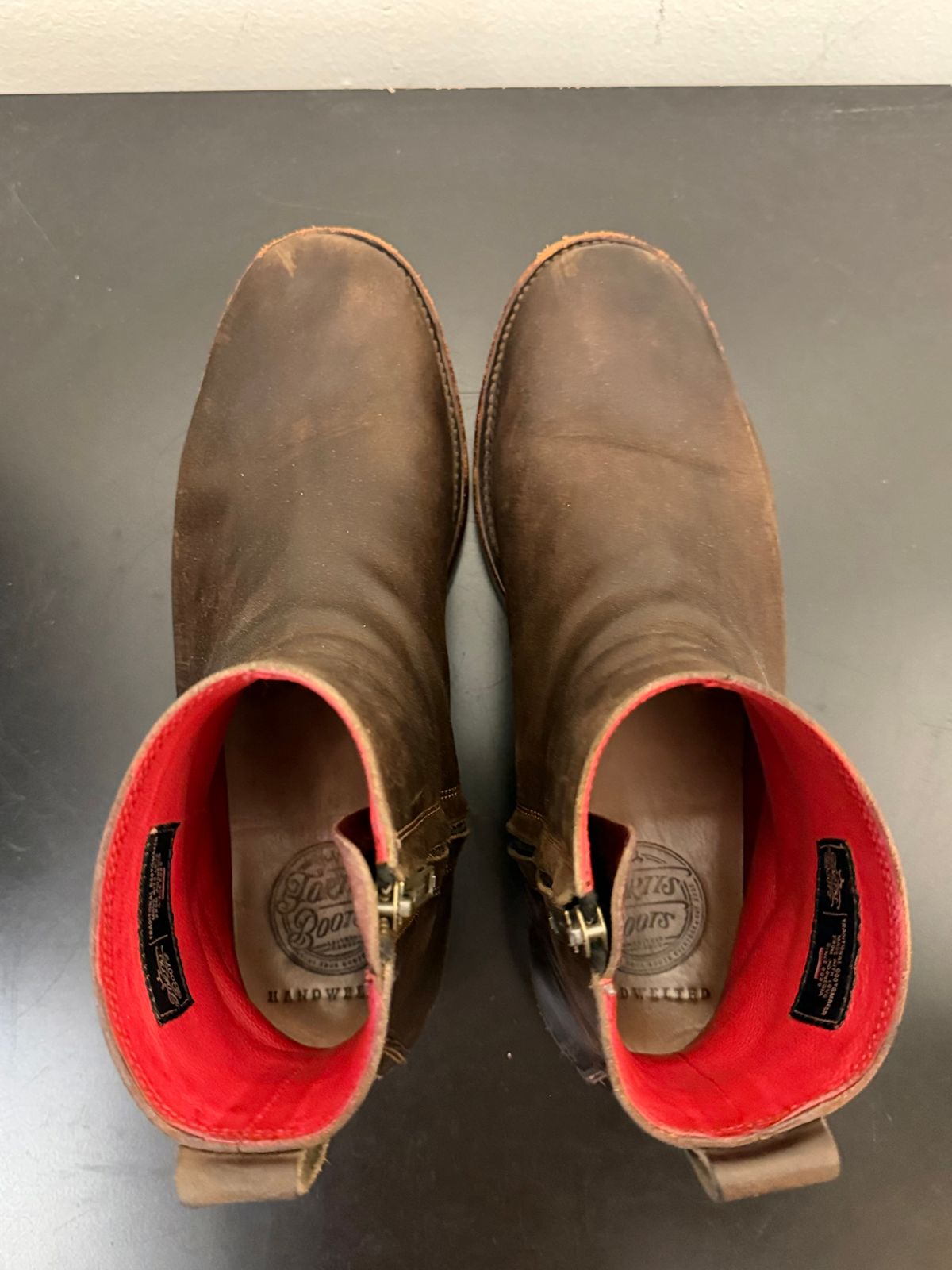 Photo by TheRealTuna on April 5, 2026 of the Fortis Boots Antasena in Maryam Muschio TPR Horsebutt.