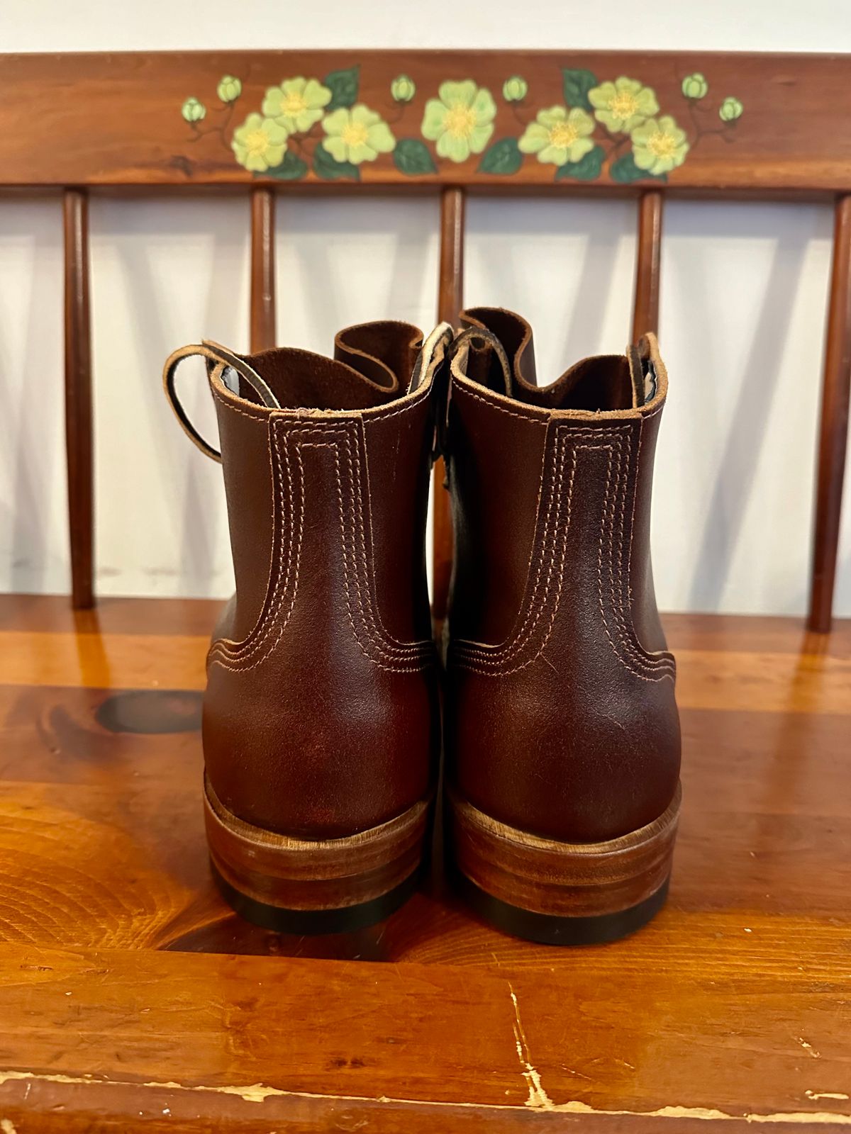 Photo by KeganThunder on October 1, 2024 of the Nicks MTO in Horween Tan Waxed Flesh.