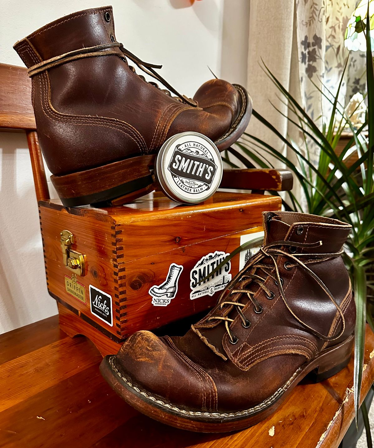 Photo by KeganThunder on November 4, 2024 of the Nicks MTO in Horween Tan Waxed Flesh.
