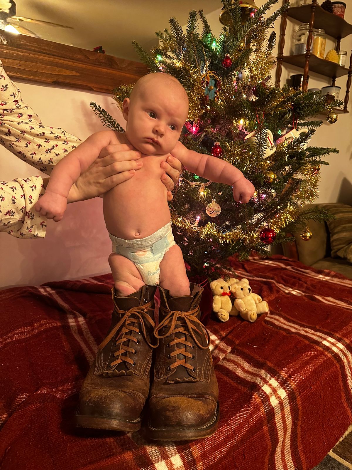 Photo by KeganThunder on December 2, 2024 of the Nicks MTO in Horween Tan Waxed Flesh.