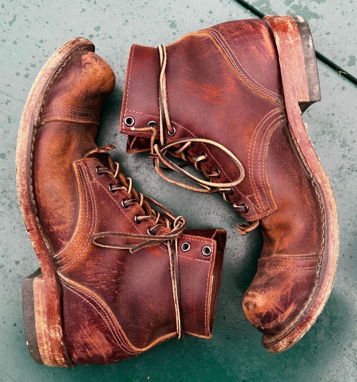 Photo by KeganThunder on April 5, 2025 of the Nicks MTO in Horween Tan Waxed Flesh.