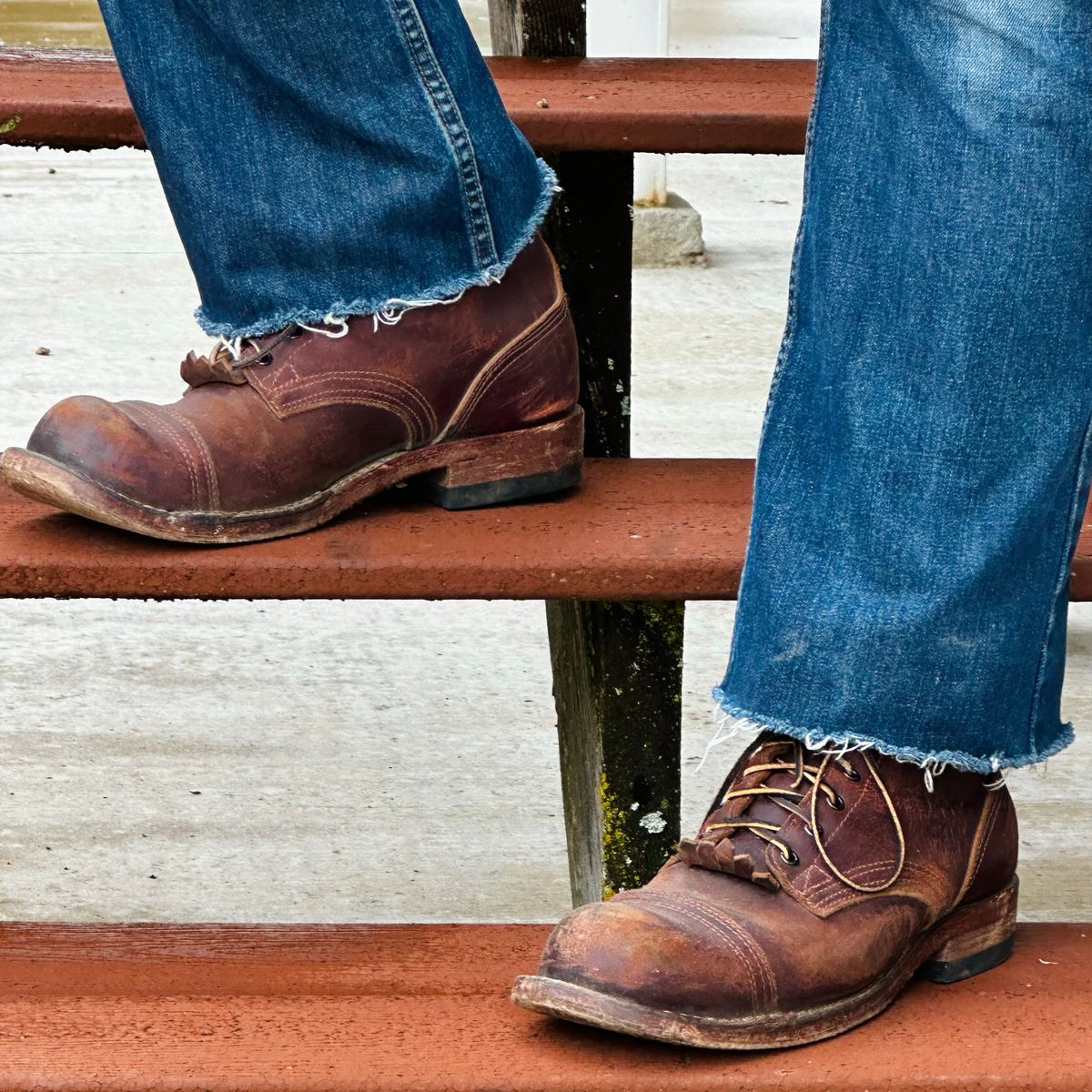 Photo by KeganThunder on April 5, 2025 of the Nicks MTO in Horween Tan Waxed Flesh.
