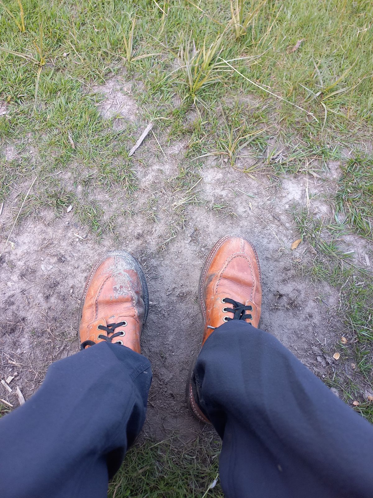 Photo by Oceanic on December 1, 2024 of the Grant Stone Ottawa Boot in Badalassi Carlo Natural Minerva.