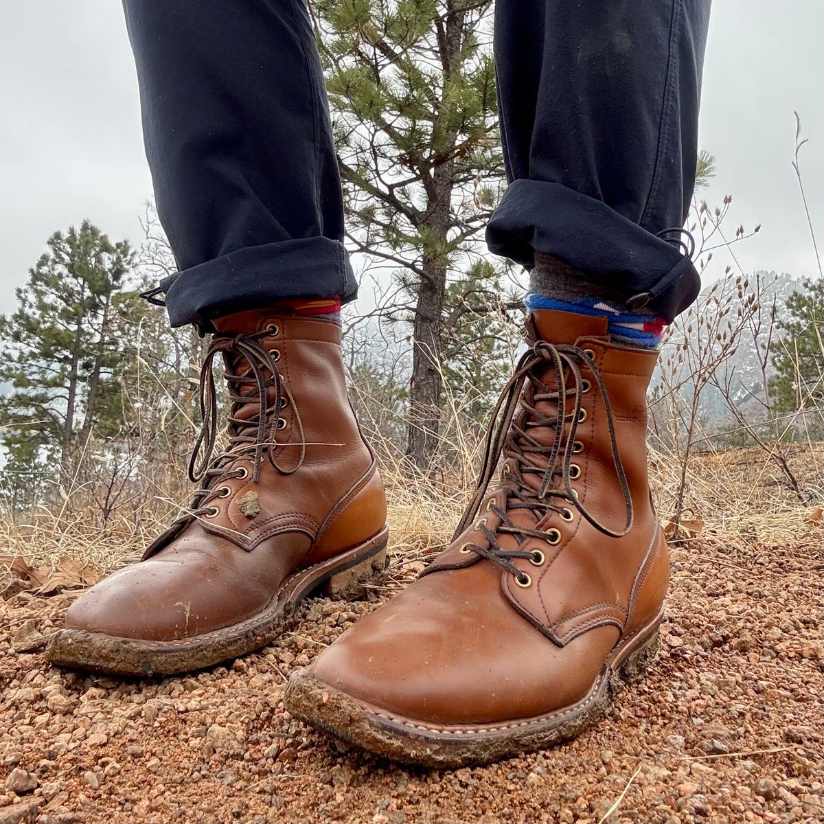 Photo by EarthToneDaddy on March 1, 2025 of the White's Farmer/Rancher in Seidel Natural Double Shot.