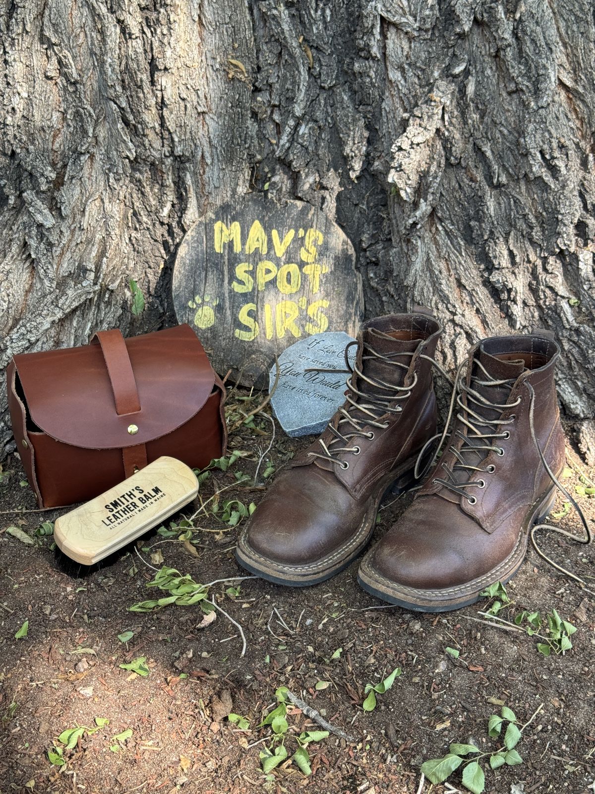 Photo by EarthToneDaddy on June 28, 2026 of the White's 350 Cruiser in Horween Natural Waxed Flesh.