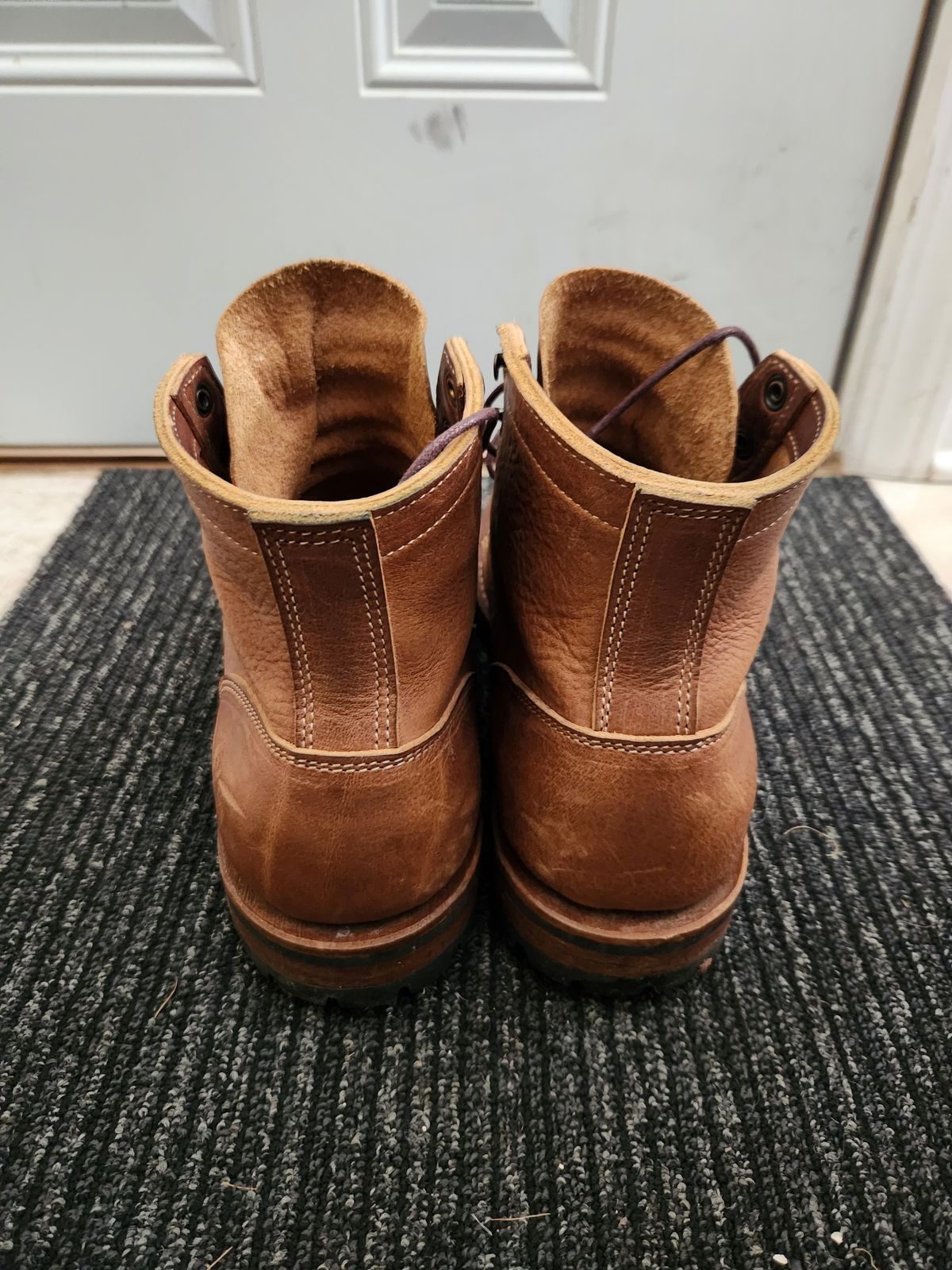 Photo by davidsgarage1972 on January 4, 2026 of the Truman Boot Co. 79 Last in British Tan Grizzly.