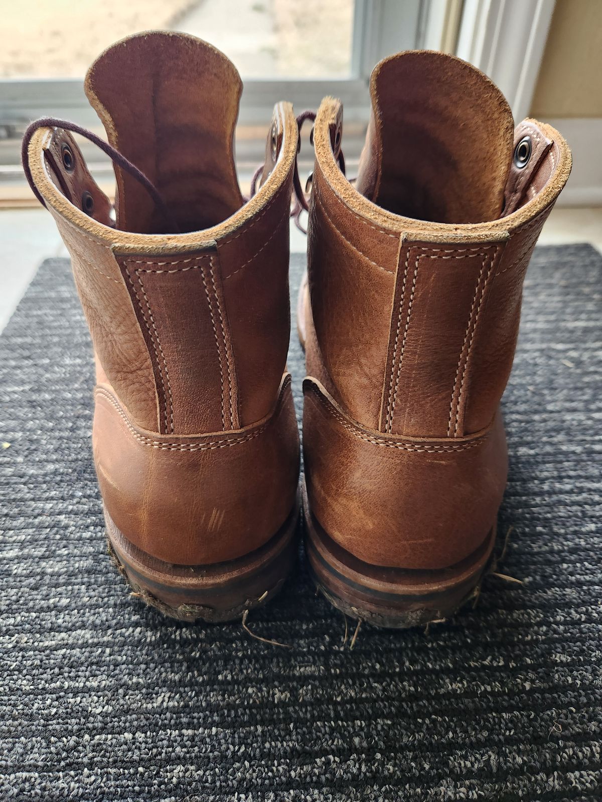 Photo by davidsgarage1972 on March 4, 2026 of the Truman Boot Co. 79 Last in British Tan Grizzly.