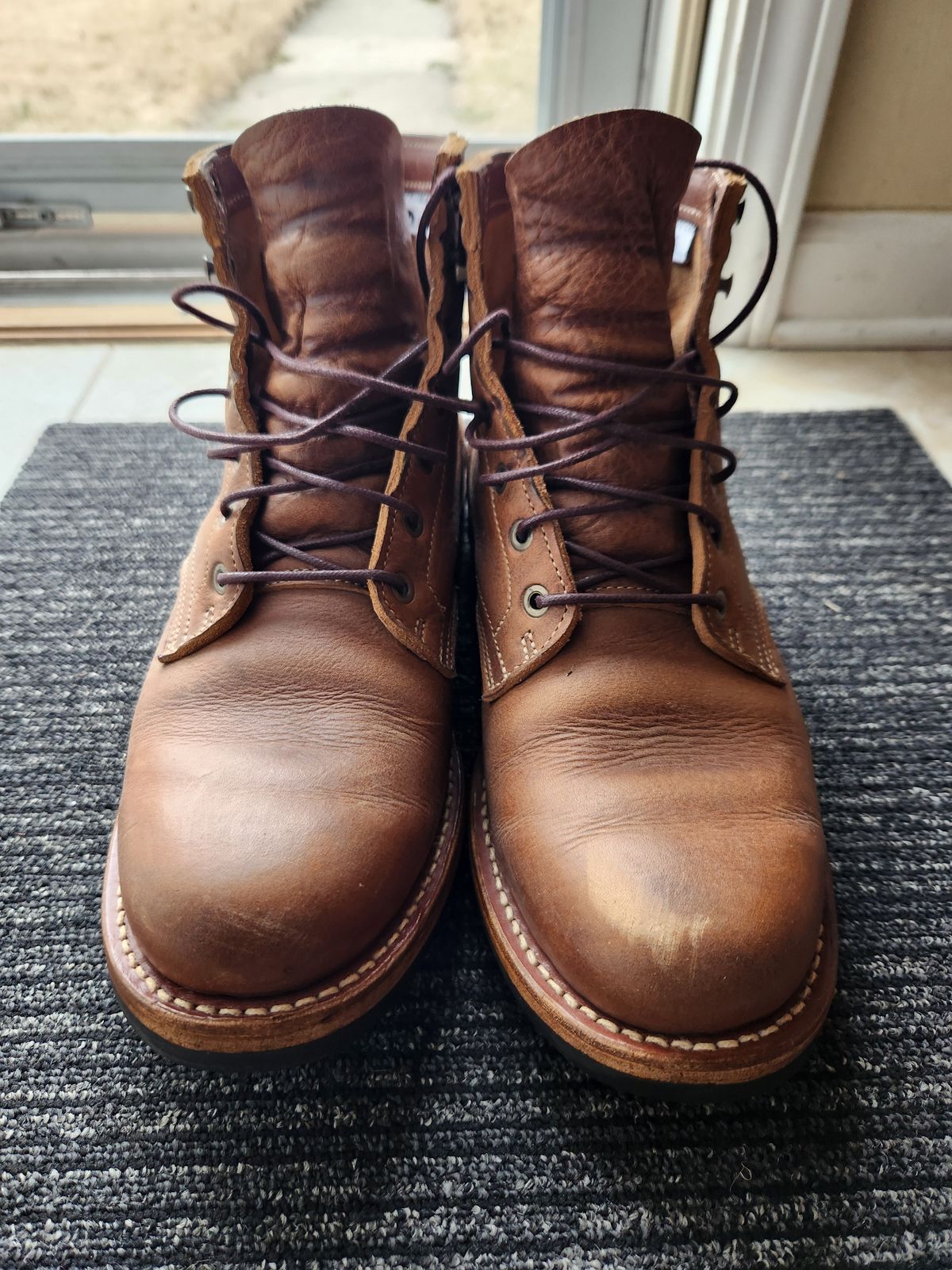 Photo by davidsgarage1972 on March 4, 2026 of the Truman Boot Co. 79 Last in British Tan Grizzly.