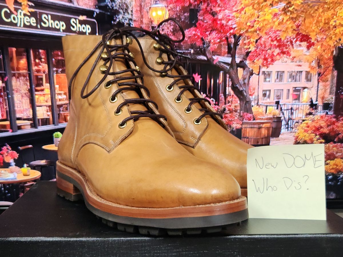 Photo by davidsgarage1972 on October 1, 2025 of the Blkbrd Shoemaker Custom Dixon Boot in Maryam Natural TPR Horsebutt.
