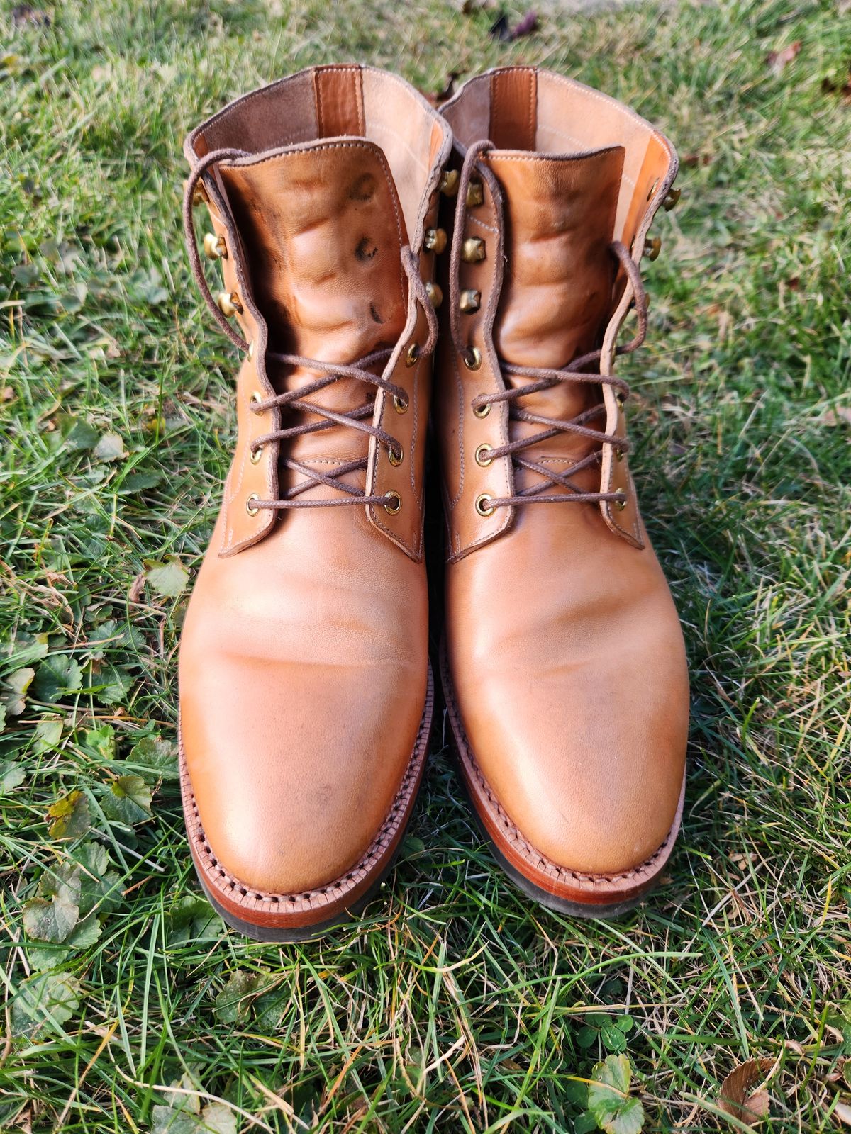 Photo by davidsgarage1972 on November 2, 2025 of the Blkbrd Shoemaker Custom Dixon Boot in Maryam Natural TPR Horsebutt.