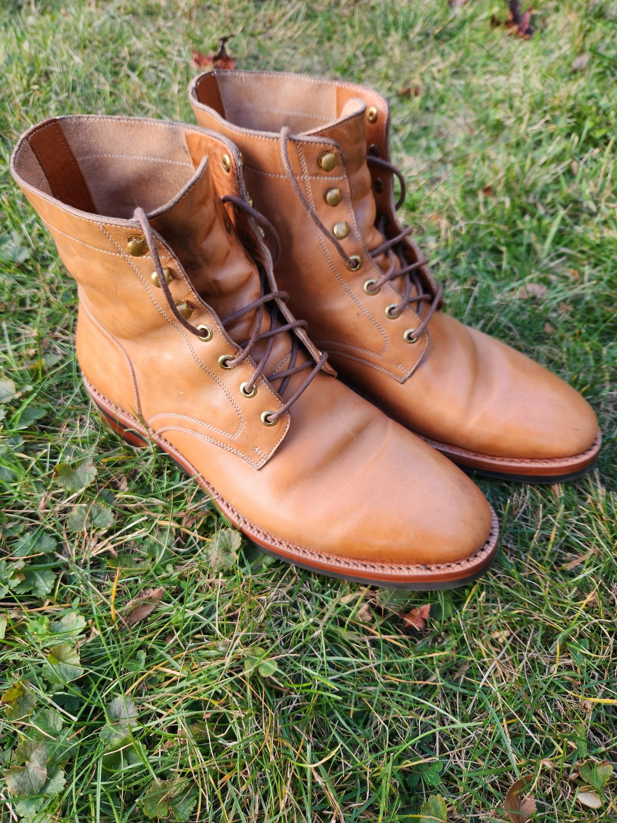 Photo by davidsgarage1972 on November 2, 2025 of the Blkbrd Shoemaker Custom Dixon Boot in Maryam Natural TPR Horsebutt.