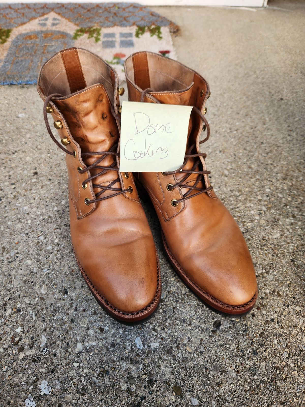 Photo by davidsgarage1972 on November 2, 2025 of the Blkbrd Shoemaker Custom Dixon Boot in Maryam Natural TPR Horsebutt.