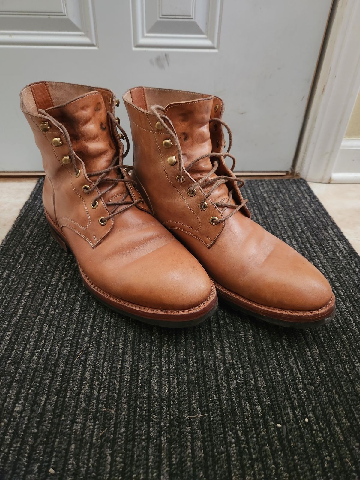 Photo by davidsgarage1972 on January 4, 2026 of the Blkbrd Shoemaker Custom Dixon Boot in Maryam Natural TPR Horsebutt.
