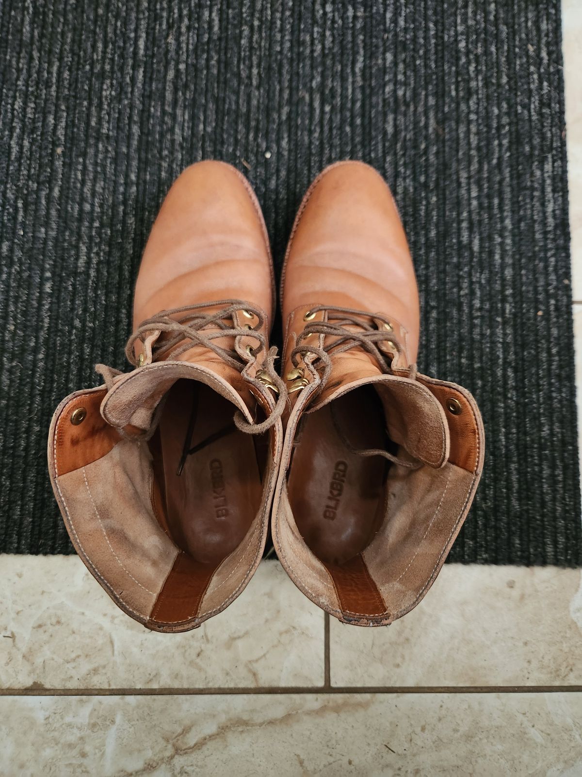 Photo by davidsgarage1972 on January 4, 2026 of the Blkbrd Shoemaker Custom Dixon Boot in Maryam Natural TPR Horsebutt.