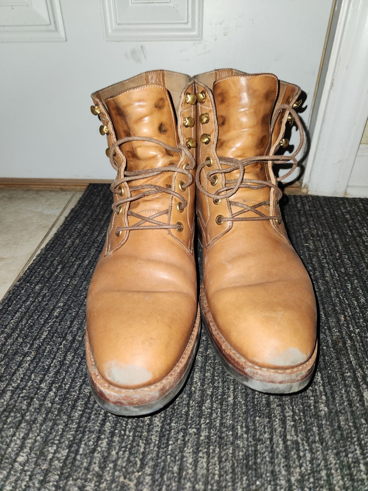 Photo by davidsgarage1972 on February 6, 2026 of the Blkbrd Shoemaker Custom Dixon Boot in Maryam Natural TPR Horsebutt.