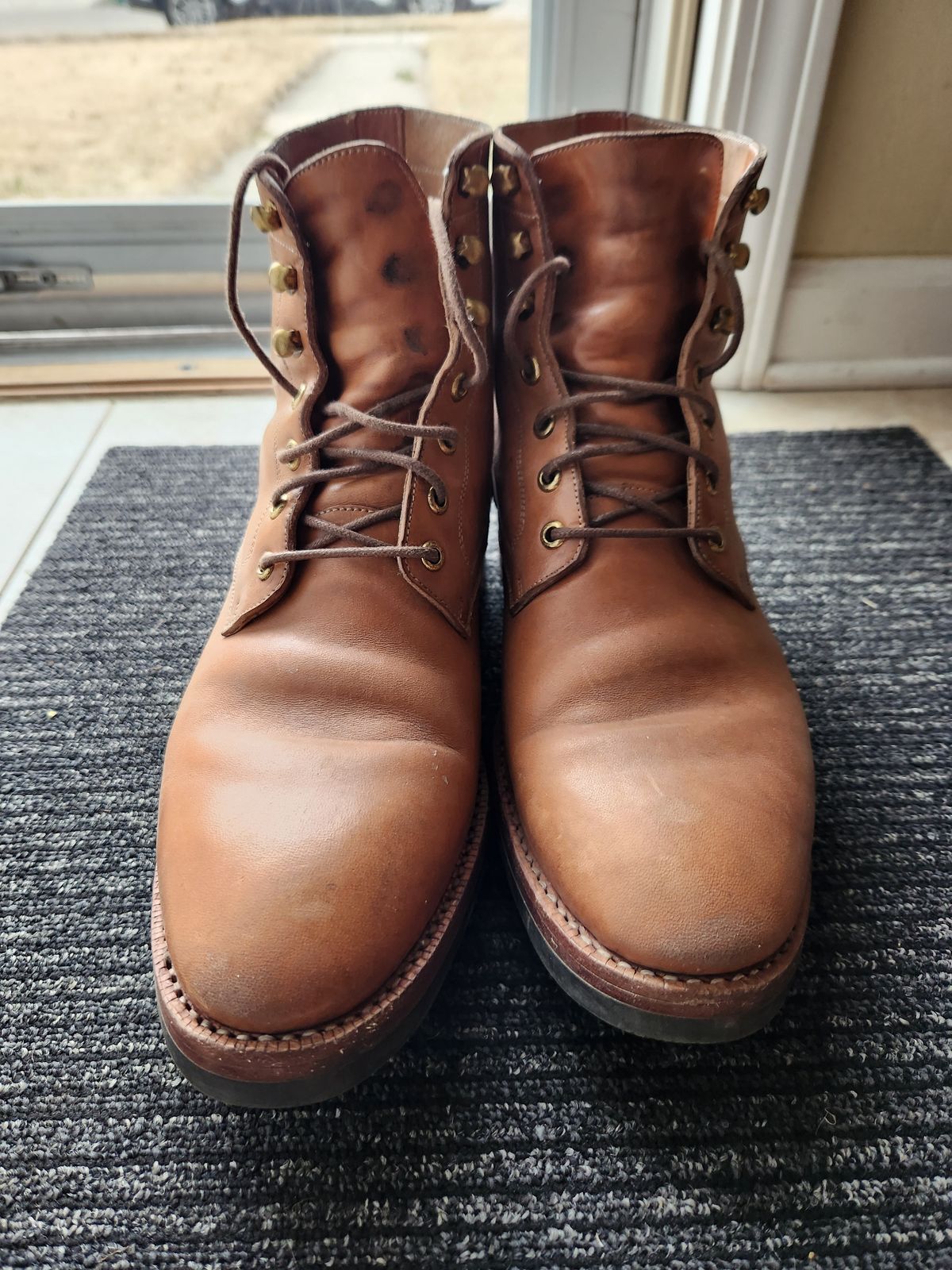 Photo by davidsgarage1972 on March 4, 2026 of the Blkbrd Shoemaker Custom Dixon Boot in Maryam Natural TPR Horsebutt.