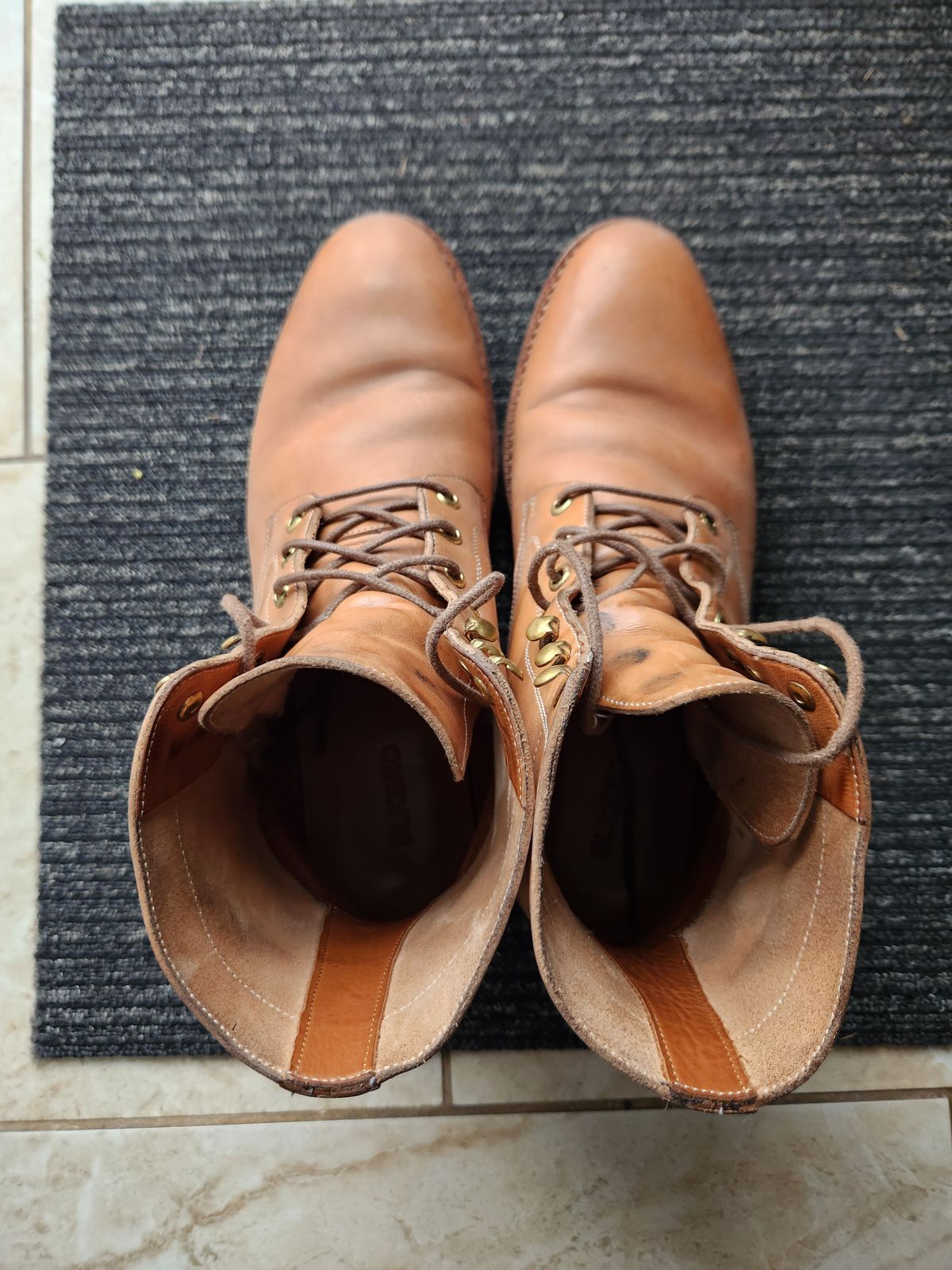 Photo by davidsgarage1972 on March 4, 2026 of the Blkbrd Shoemaker Custom Dixon Boot in Maryam Natural TPR Horsebutt.