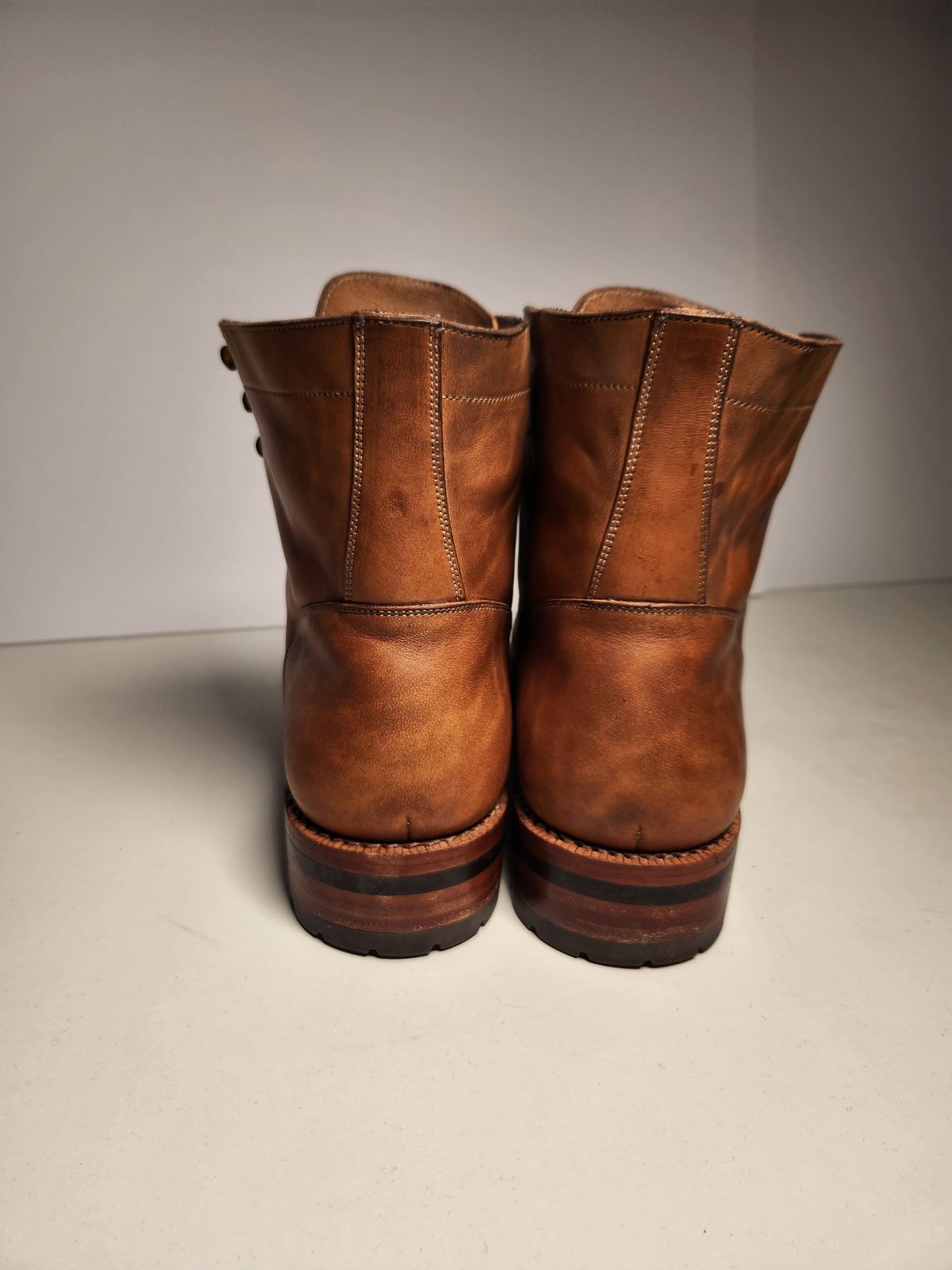 Photo by davidsgarage1972 on April 4, 2026 of the Blkbrd Shoemaker Custom Dixon Boot in Maryam Natural TPR Horsebutt.