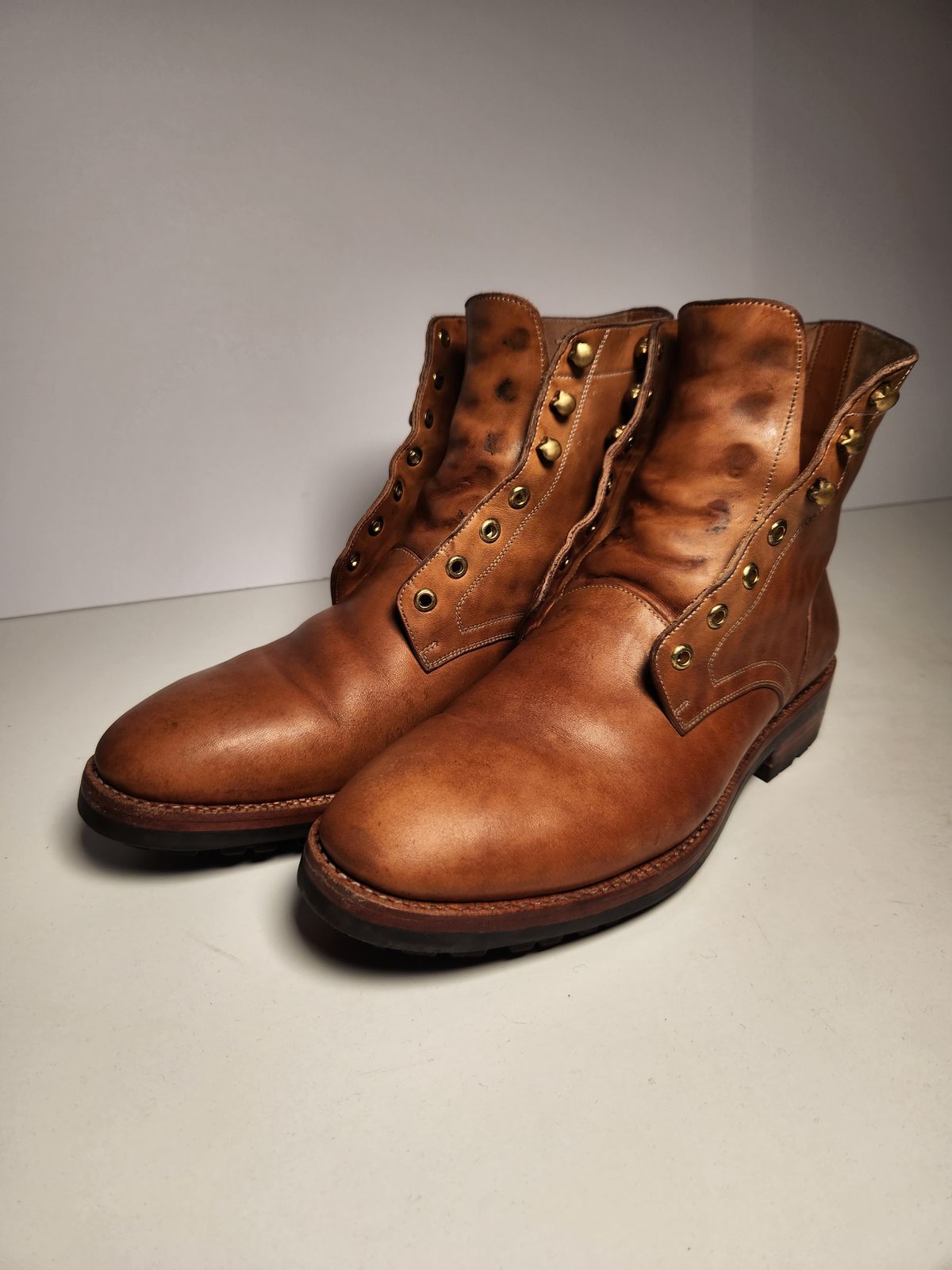 Photo by davidsgarage1972 on April 4, 2026 of the Blkbrd Shoemaker Custom Dixon Boot in Maryam Natural TPR Horsebutt.