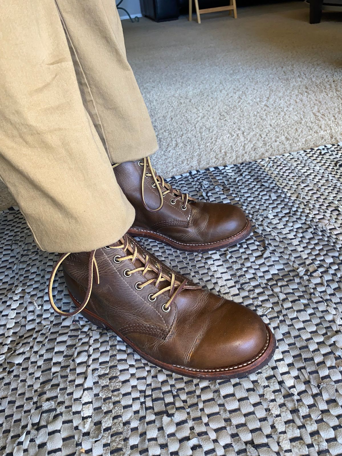 Photo by Jonny.Leih on October 31, 2024 of the Chippewa Type 1 Service Boot in Seidel Trail Crazy Horse.