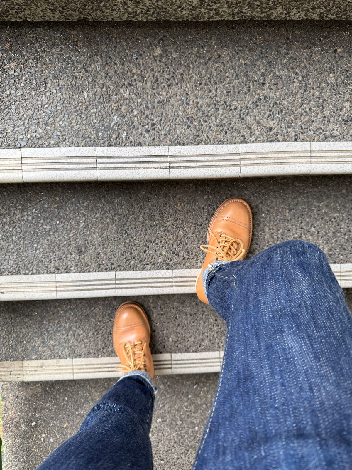 Photo by hype.inu on January 19, 2026 of the Onderhoud SVC03 Service Boot in Maryam Natural TPR Horsebutt.