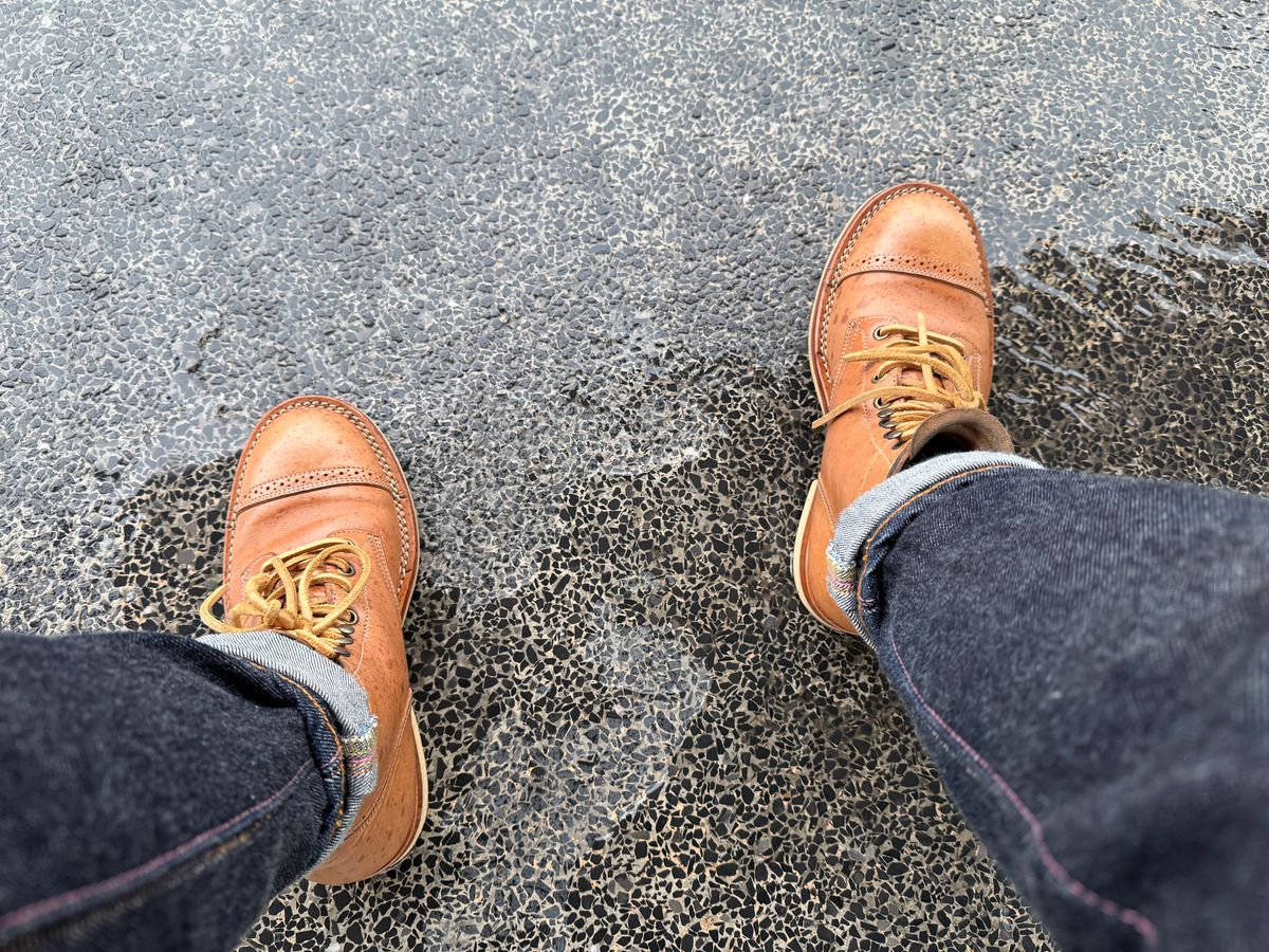 Photo by hype.inu on March 3, 2026 of the Onderhoud SVC03 Service Boot in Maryam Natural TPR Horsebutt.