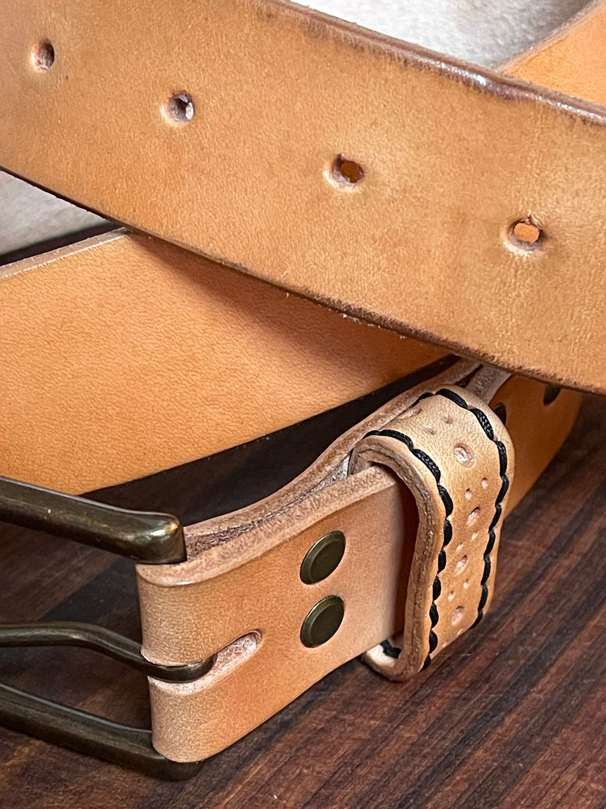 Photo by BeatFeet on February 3, 2026 of the Self-Made Mens Assesory Set in Wickett & Craig American Vachetta.