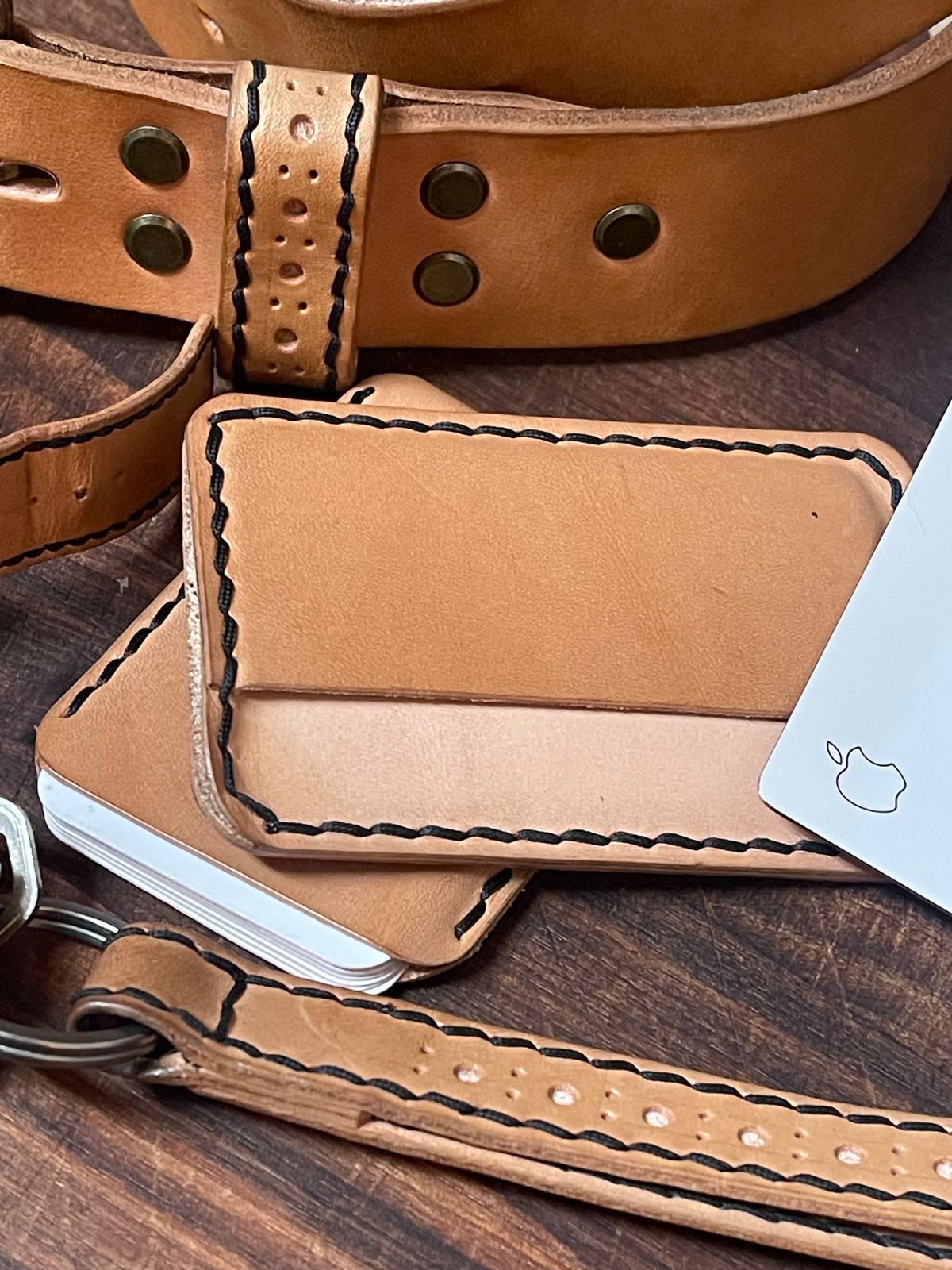 Photo by BeatFeet on February 3, 2026 of the Self-Made Mens Assesory Set in Wickett & Craig American Vachetta.