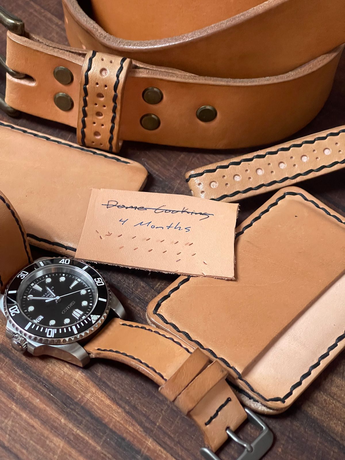 Photo by BeatFeet on February 3, 2026 of the Self-Made Mens Assesory Set in Wickett & Craig American Vachetta.