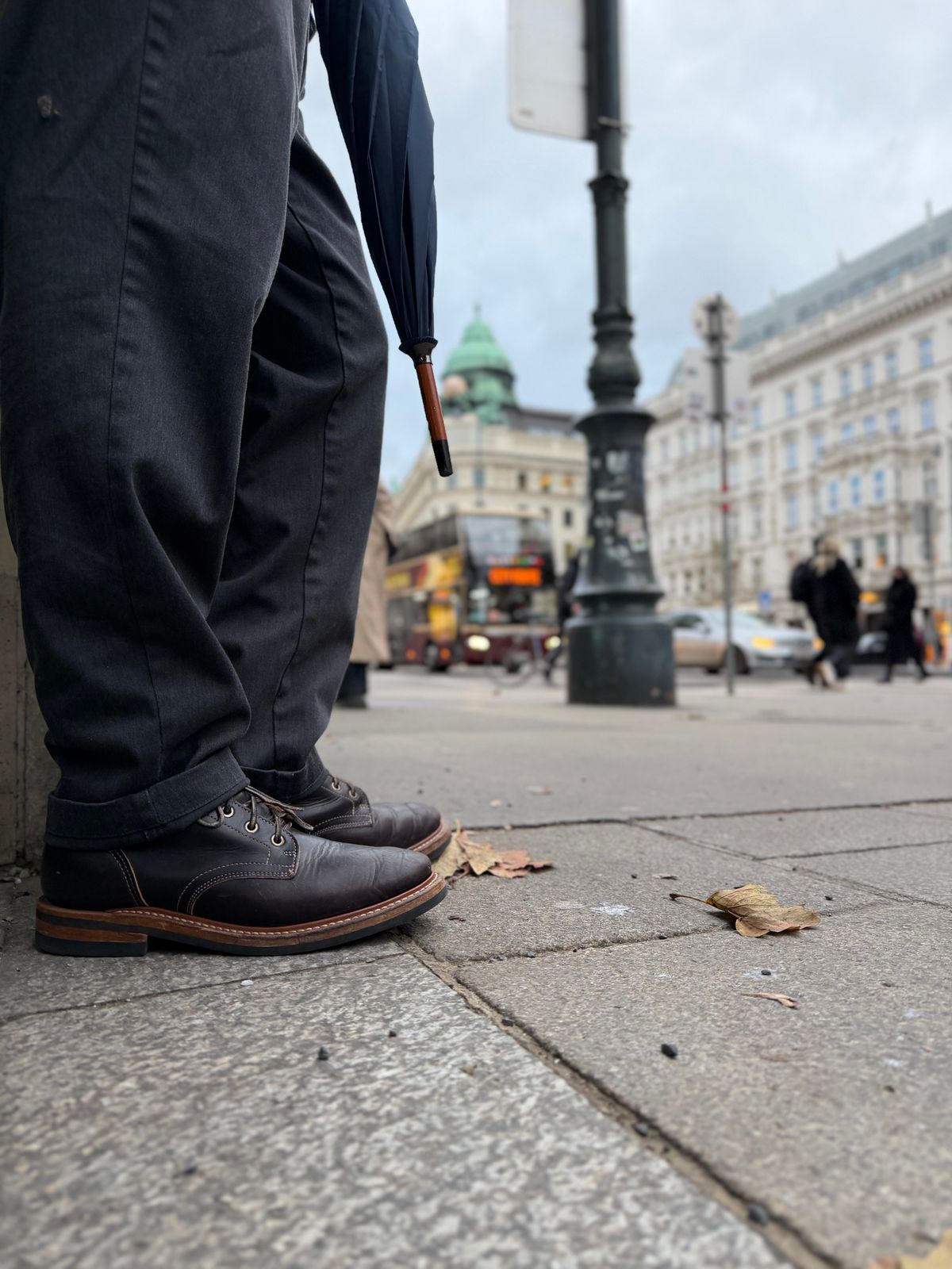 Photo by TheRuggedRounder on November 26, 2025 of the Truman Plain Toe Boot in Black Teacore.