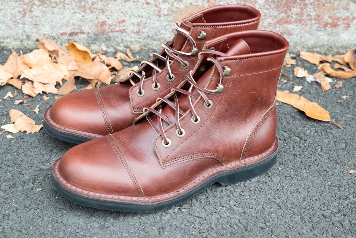 Photo by willwestphotos on October 5, 2025 of the Jim Green 719 Custom in Jim Green / Veg Tan Walnut.