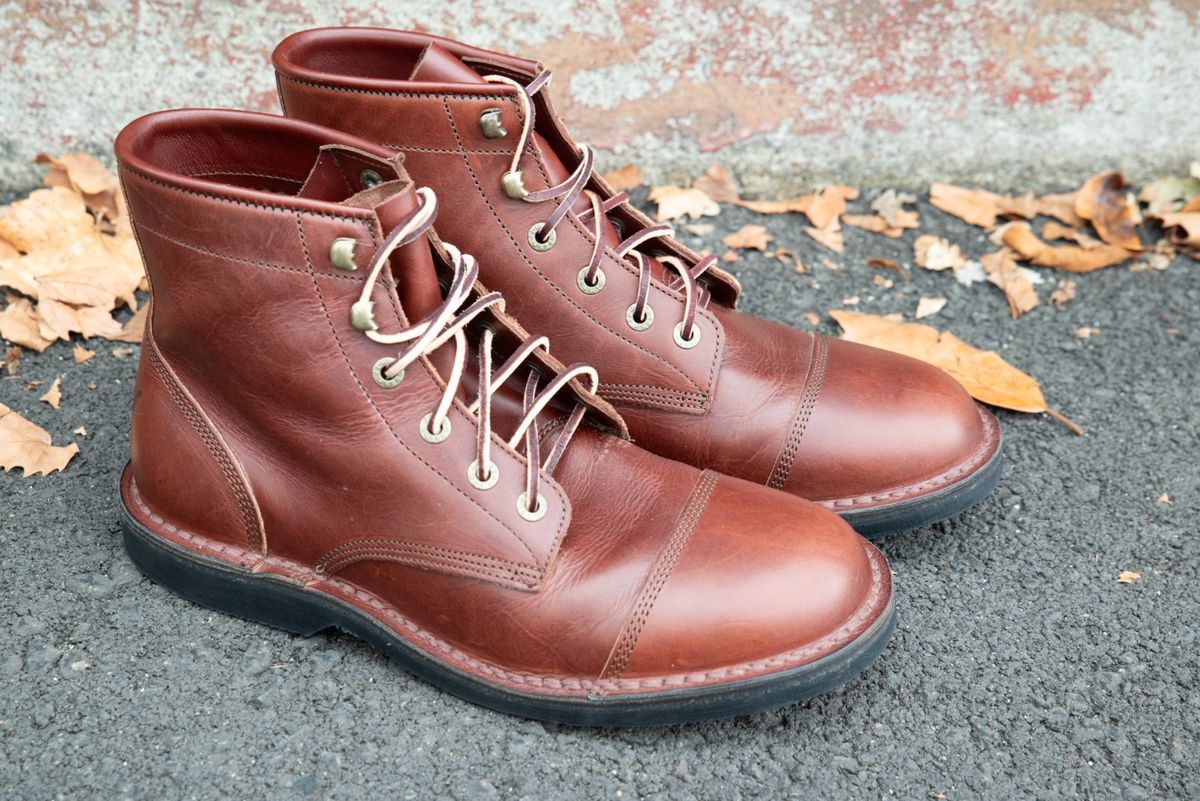Photo by willwestphotos on October 5, 2025 of the Jim Green 719 Custom in Jim Green / Veg Tan Walnut.