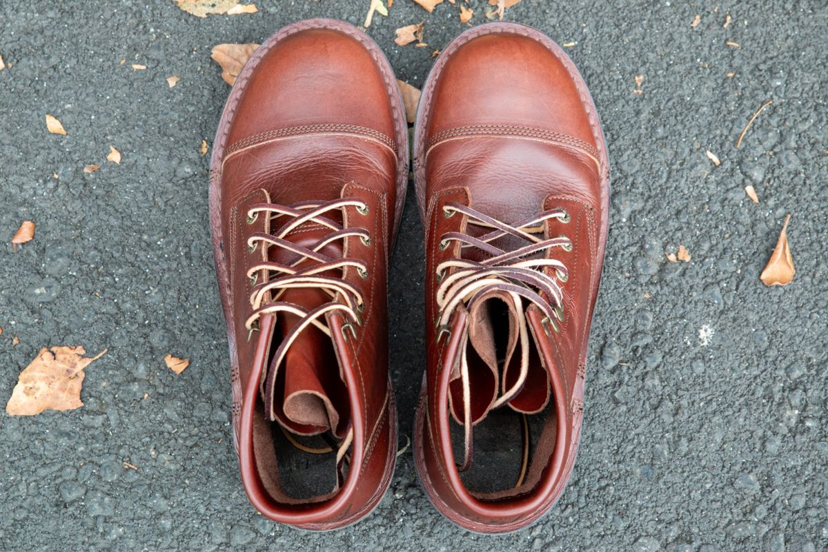 Photo by willwestphotos on October 5, 2025 of the Jim Green 719 Custom in Jim Green / Veg Tan Walnut.