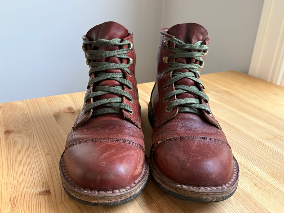 Photo by willwestphotos on January 4, 2026 of the Jim Green 719 Custom in Jim Green / Veg Tan Walnut.