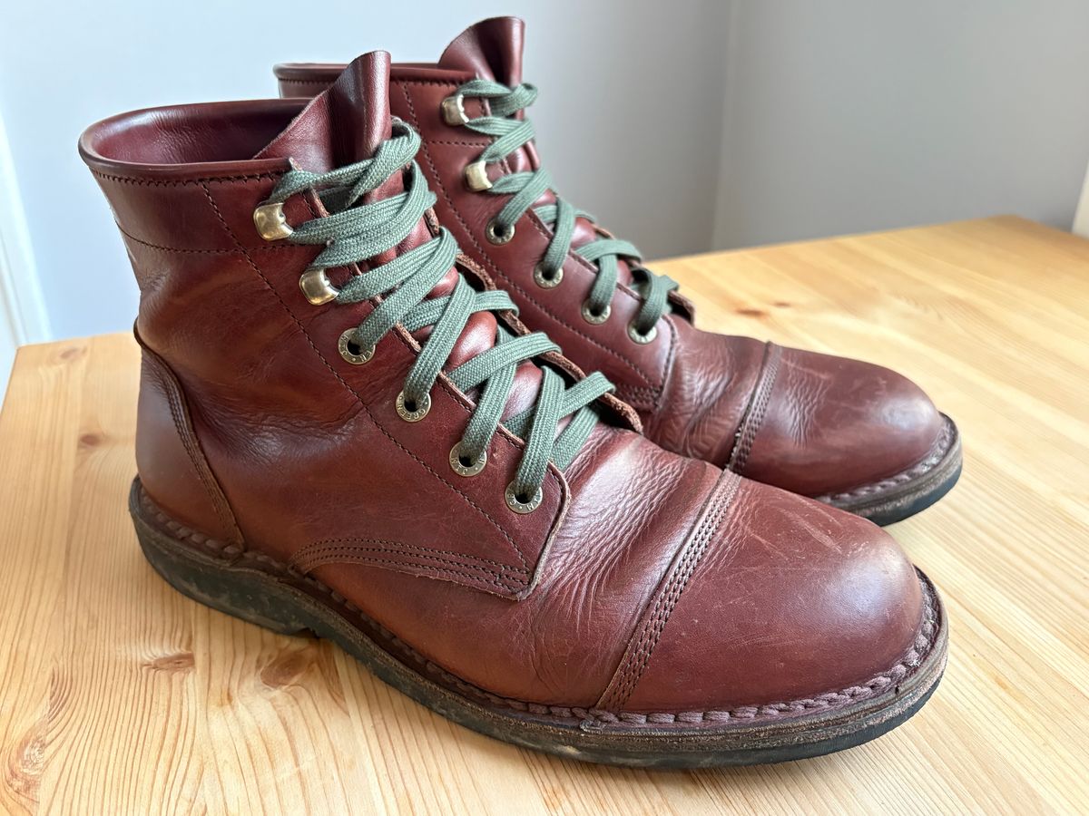 Photo by willwestphotos on January 4, 2026 of the Jim Green 719 Custom in Jim Green / Veg Tan Walnut.