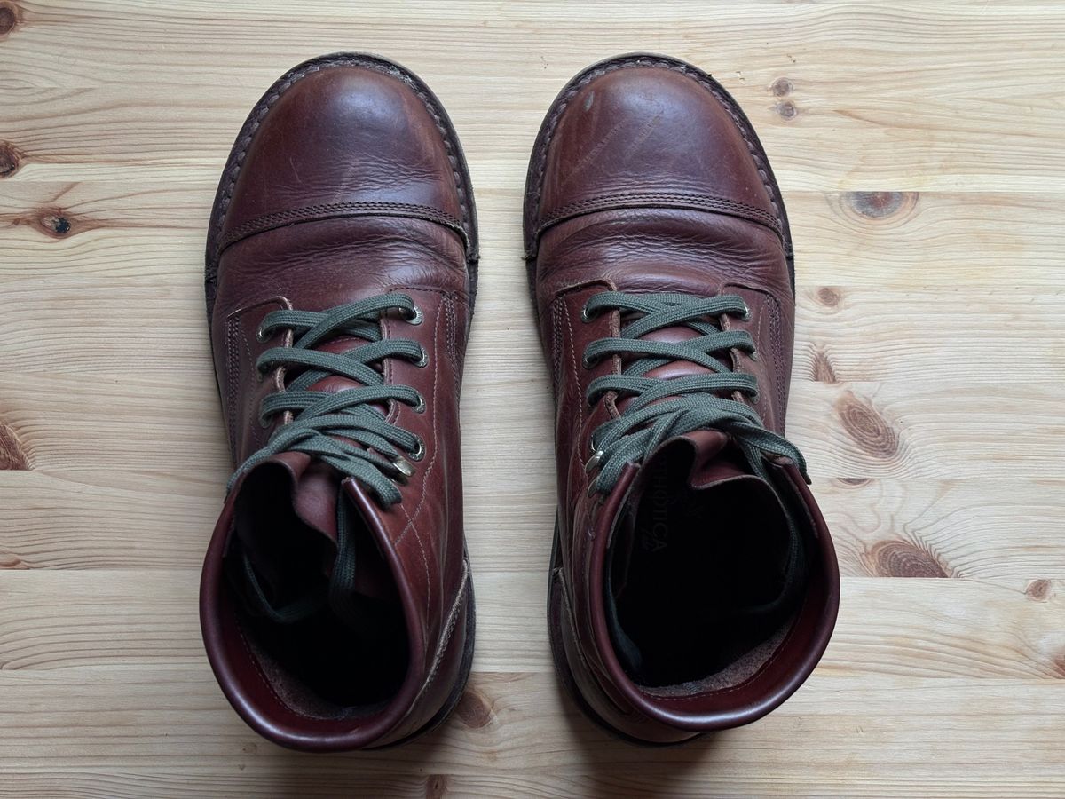 Photo by willwestphotos on January 4, 2026 of the Jim Green 719 Custom in Jim Green / Veg Tan Walnut.