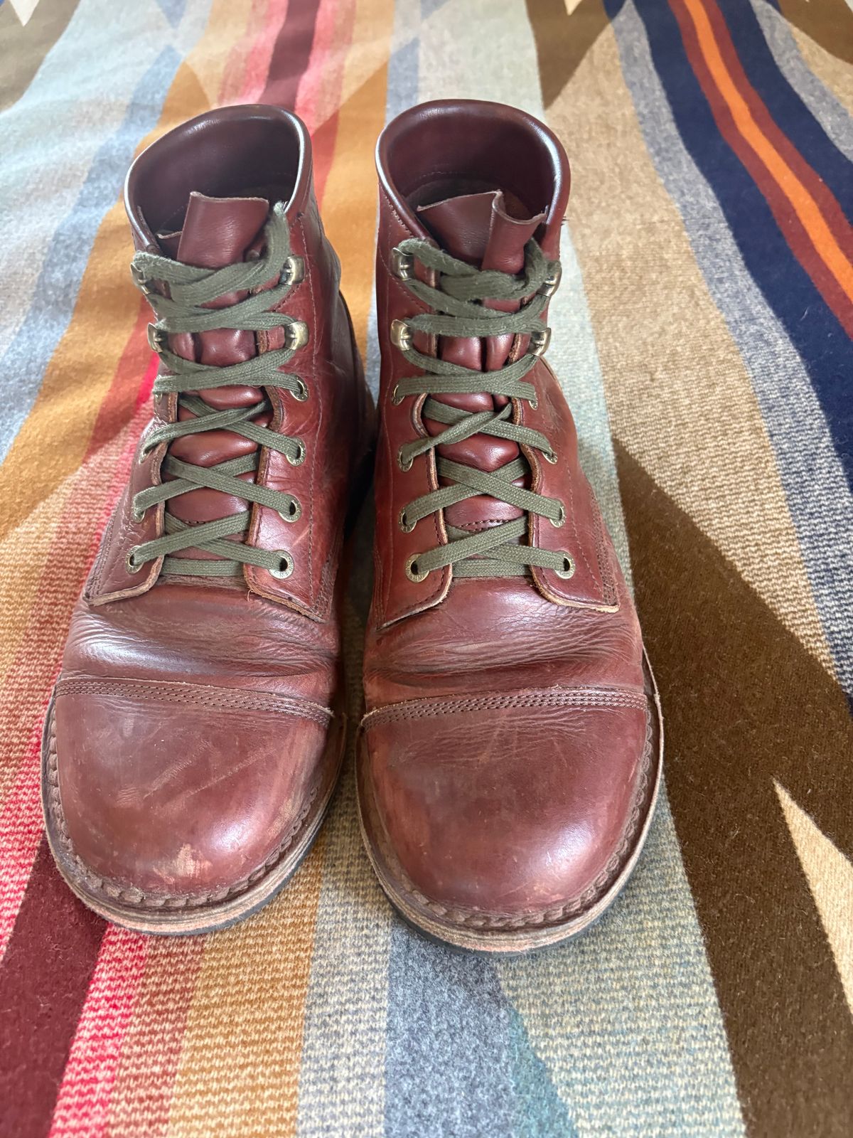 Photo by willwestphotos on February 4, 2026 of the Jim Green 719 Custom in Jim Green / Veg Tan Walnut.