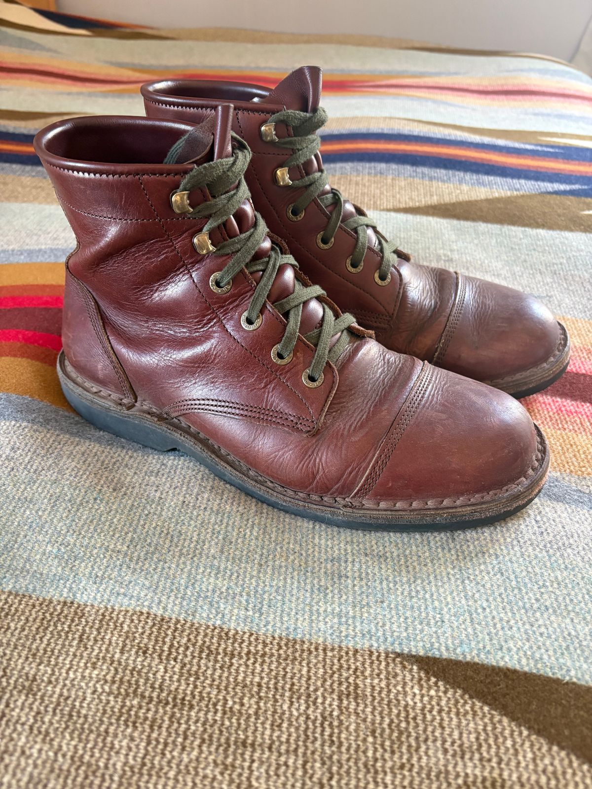 Photo by willwestphotos on February 4, 2026 of the Jim Green 719 Custom in Jim Green / Veg Tan Walnut.