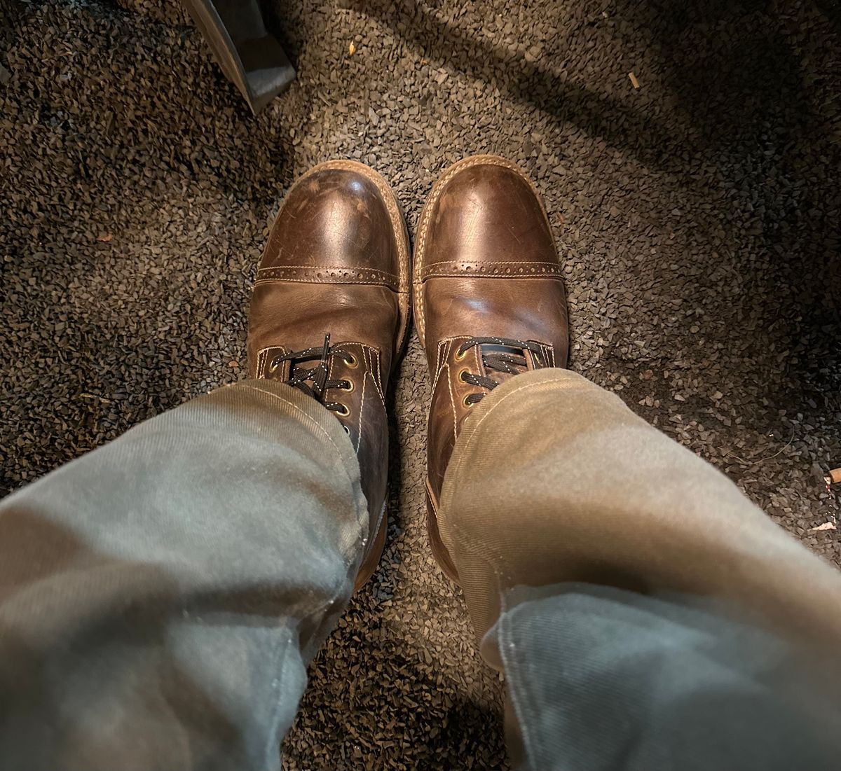 Photo by abhshkap on October 4, 2025 of the Blkbrd Shoemaker Luchador Z Service Boot in Thick Coffee.