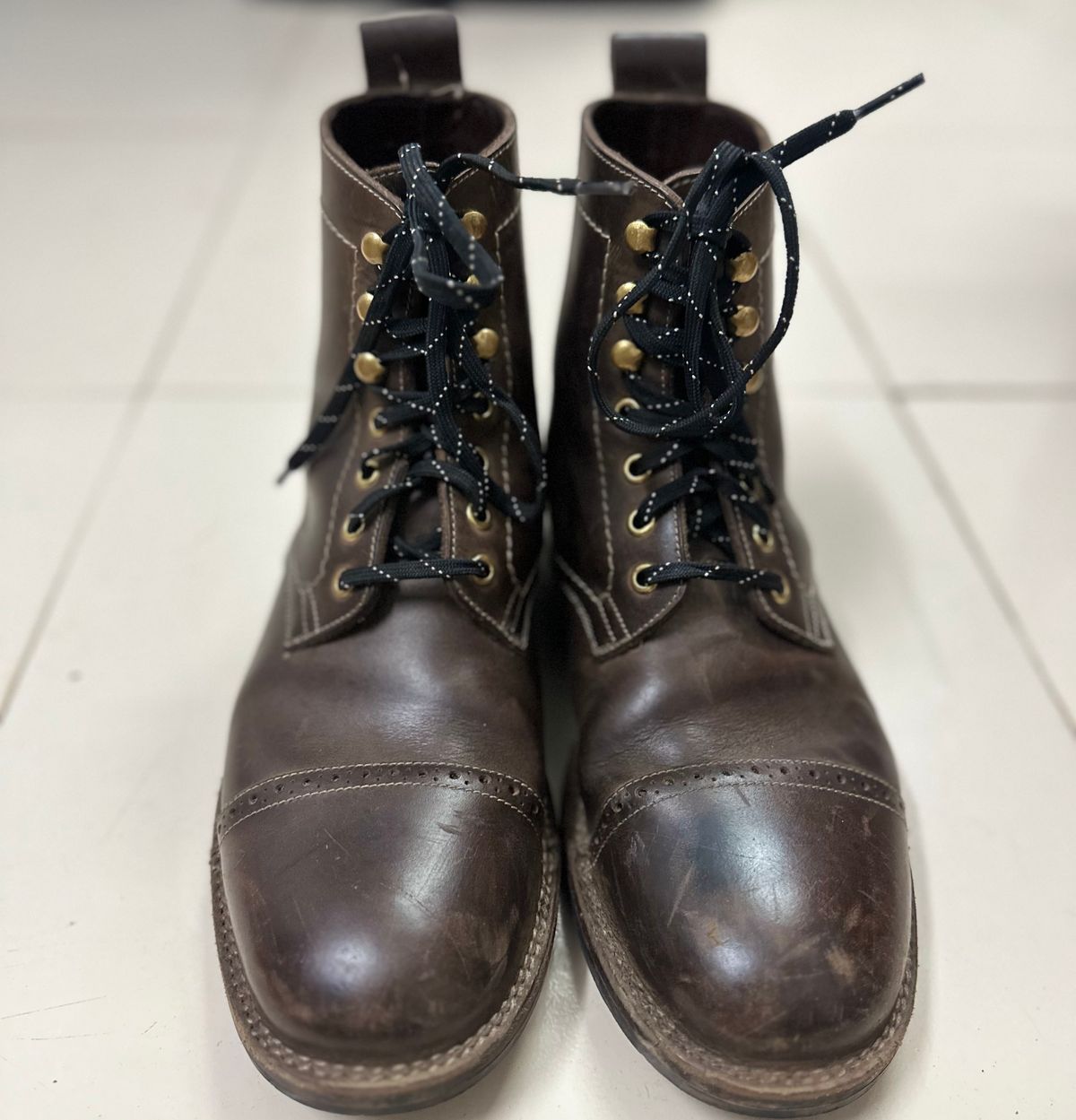 Photo by abhshkap on October 5, 2025 of the Blkbrd Shoemaker Luchador Z Service Boot in Thick Coffee.